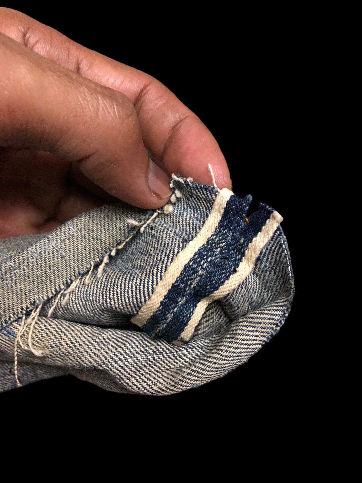 Other VINTAGE JAPANESSE CROPPED SELVEDGE DENIM Size US 28 / EU 44 - 5 Thumbnail