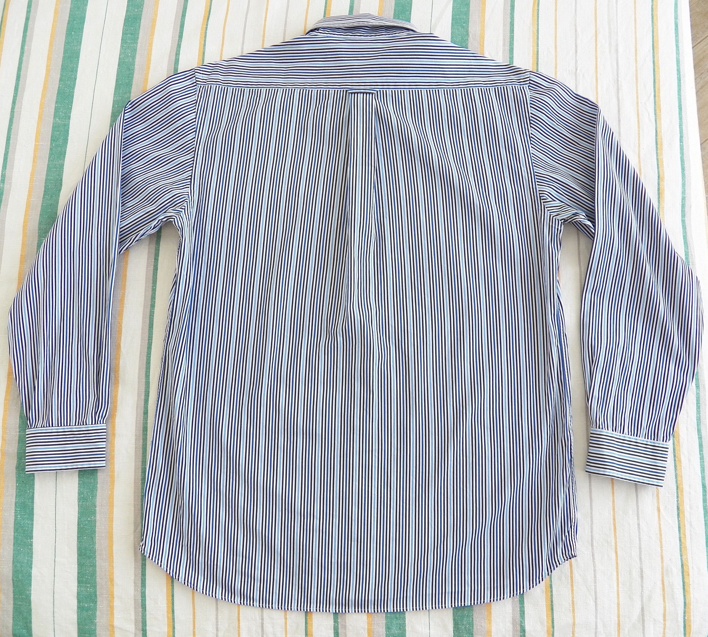 Gant Gant Study Poplin SHIRT Blue White Stripe Long Sleeve RegFit Size US L / EU 52-54 / 3 - 8 Thumbnail
