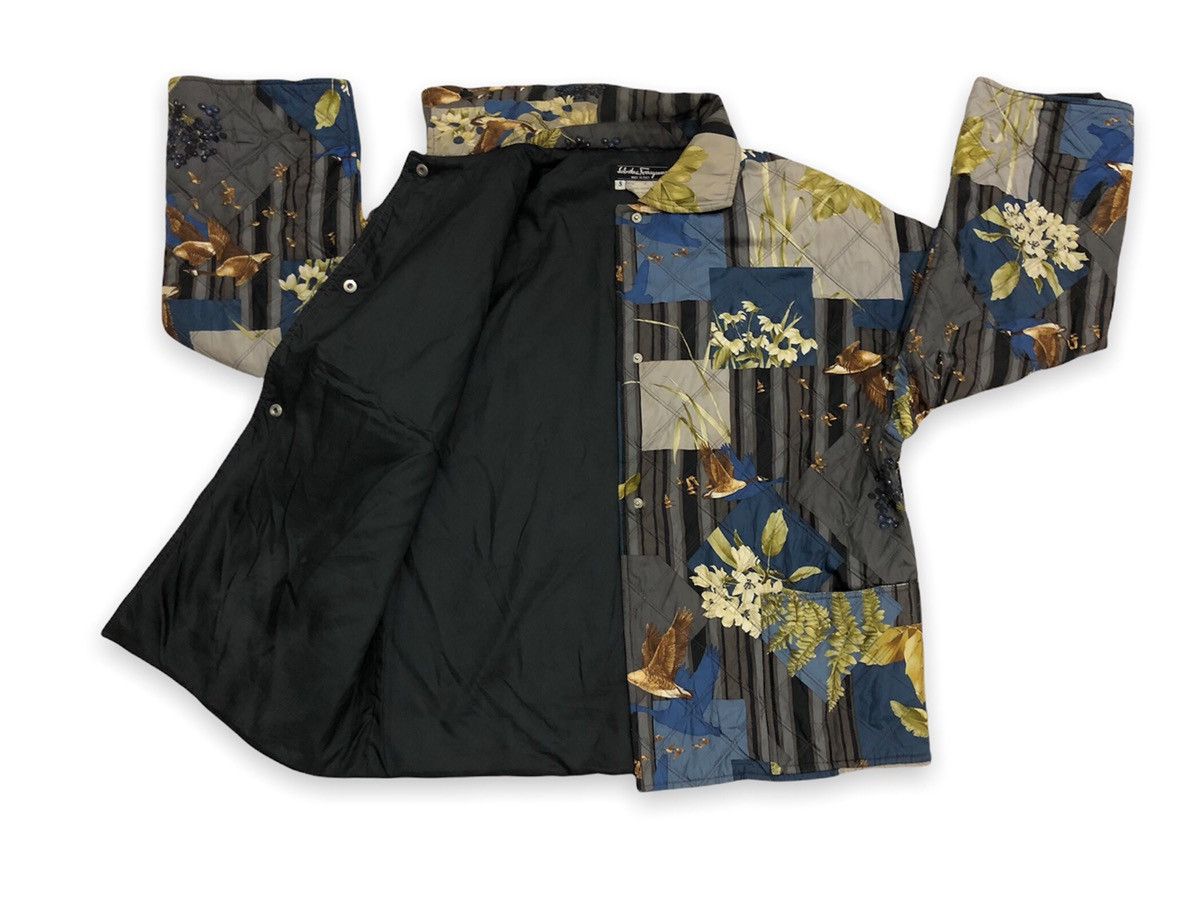 Salvatore Ferragamo Salvatore Ferragamo Quilted Fullprint Jacket Size US S / EU 44-46 / 1 - 3 Thumbnail