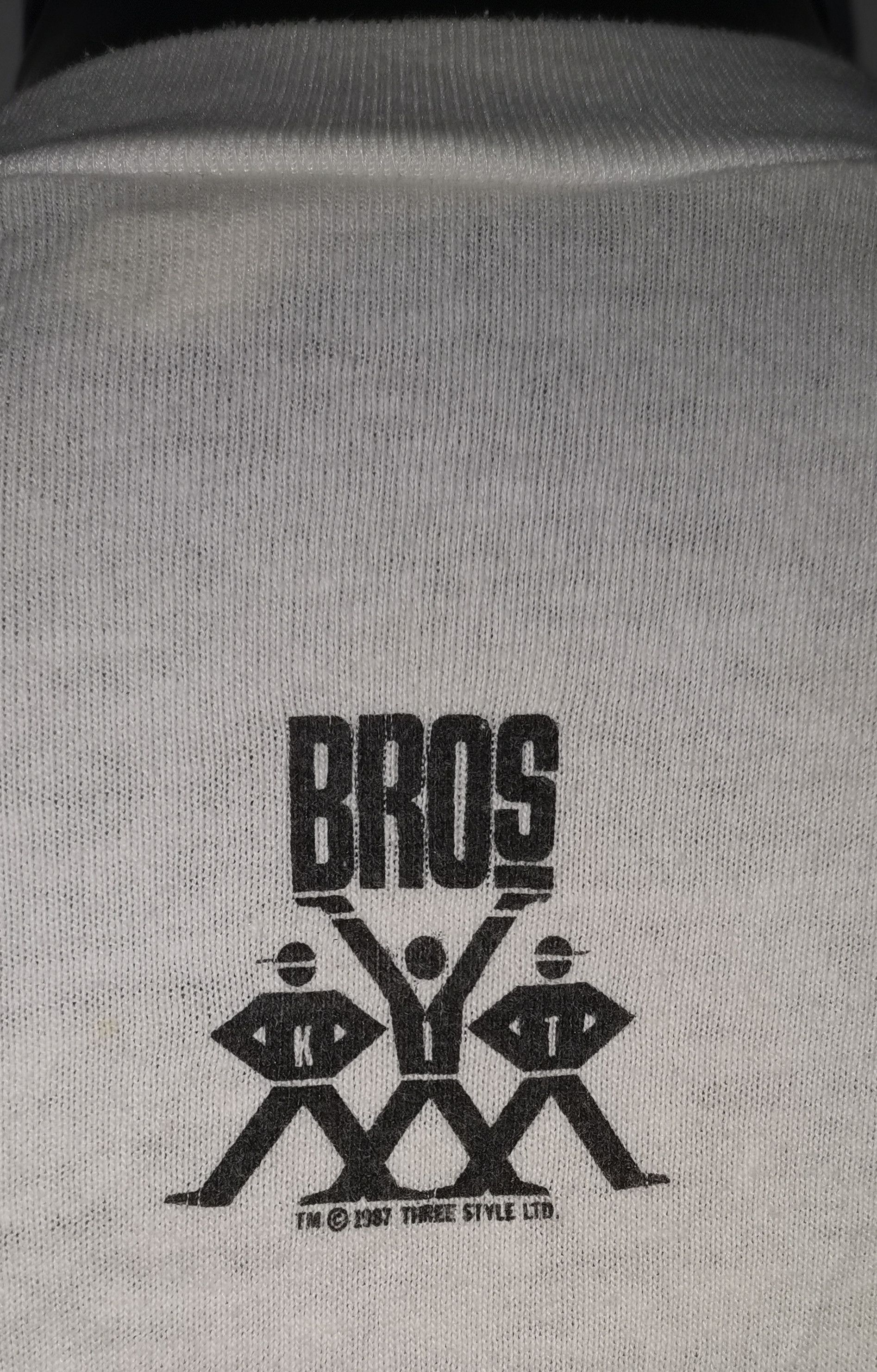Band Tees × Vintage RARE VINTAGE BROS ©1987 BIG PRINT SHIRT Size US M / EU 48-50 / 2 - 5 Thumbnail