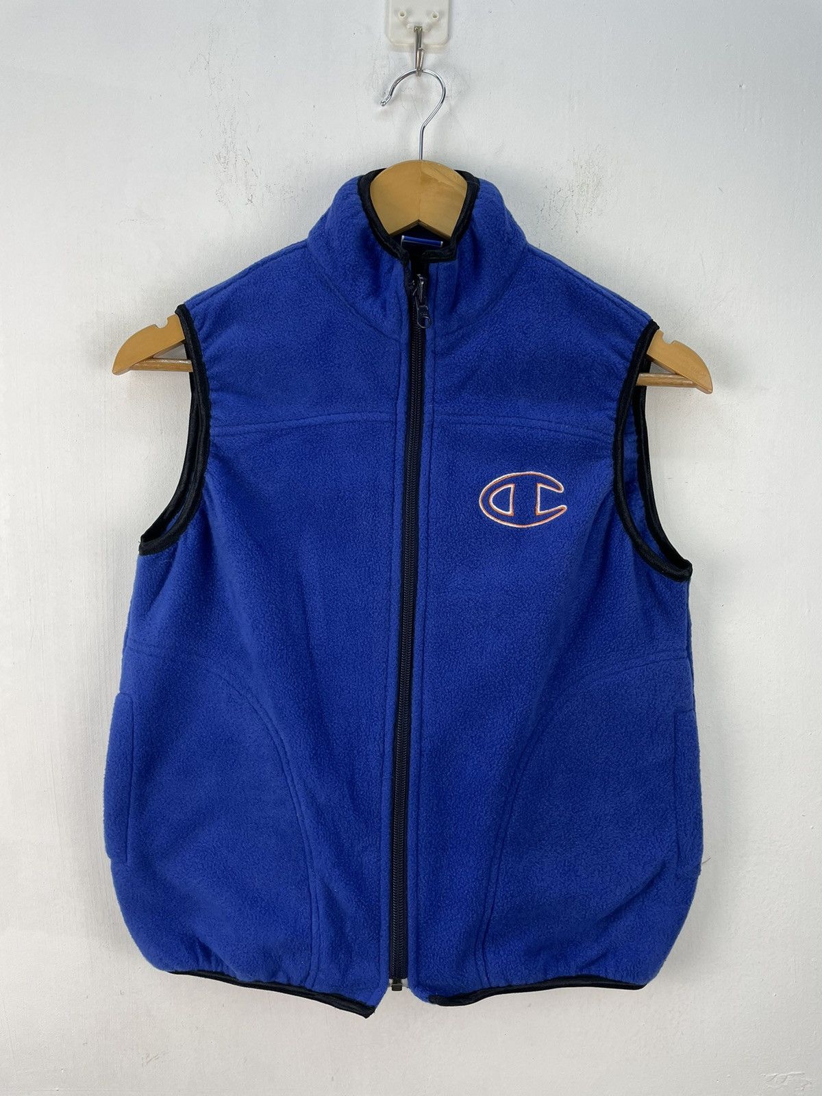 Champion × Vintage Vintage 90s Champion Fleece Jacket jacket Vest size S Size US S / EU 44-46 / 1 - 4 Thumbnail