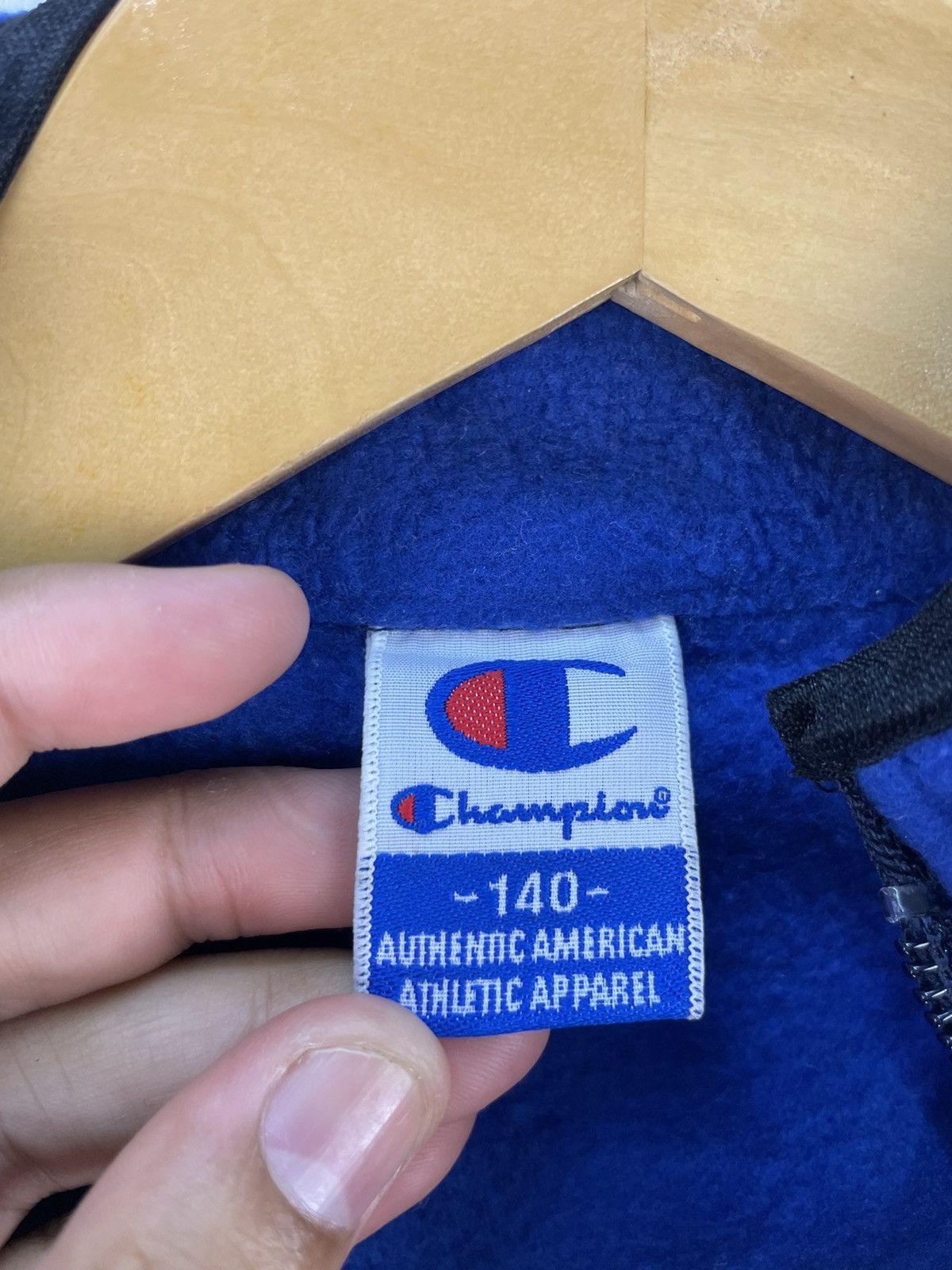 Champion × Vintage Vintage 90s Champion Fleece Jacket jacket Vest size S Size US S / EU 44-46 / 1 - 5 Thumbnail