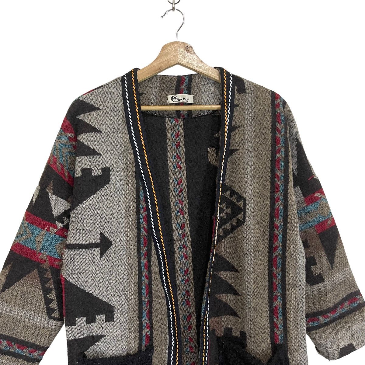 Japanese Brand × Native × Vintage Vintage Japanese NAN NAN Navajo Native Art Cardigan Size US M / EU 48-50 / 2 - 4 Thumbnail