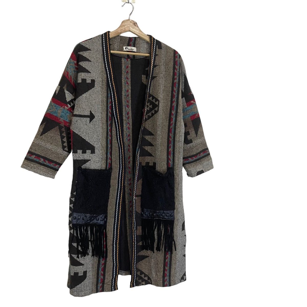 Japanese Brand × Native × Vintage Vintage Japanese NAN NAN Navajo Native Art Cardigan Size US M / EU 48-50 / 2 - 2 Thumbnail