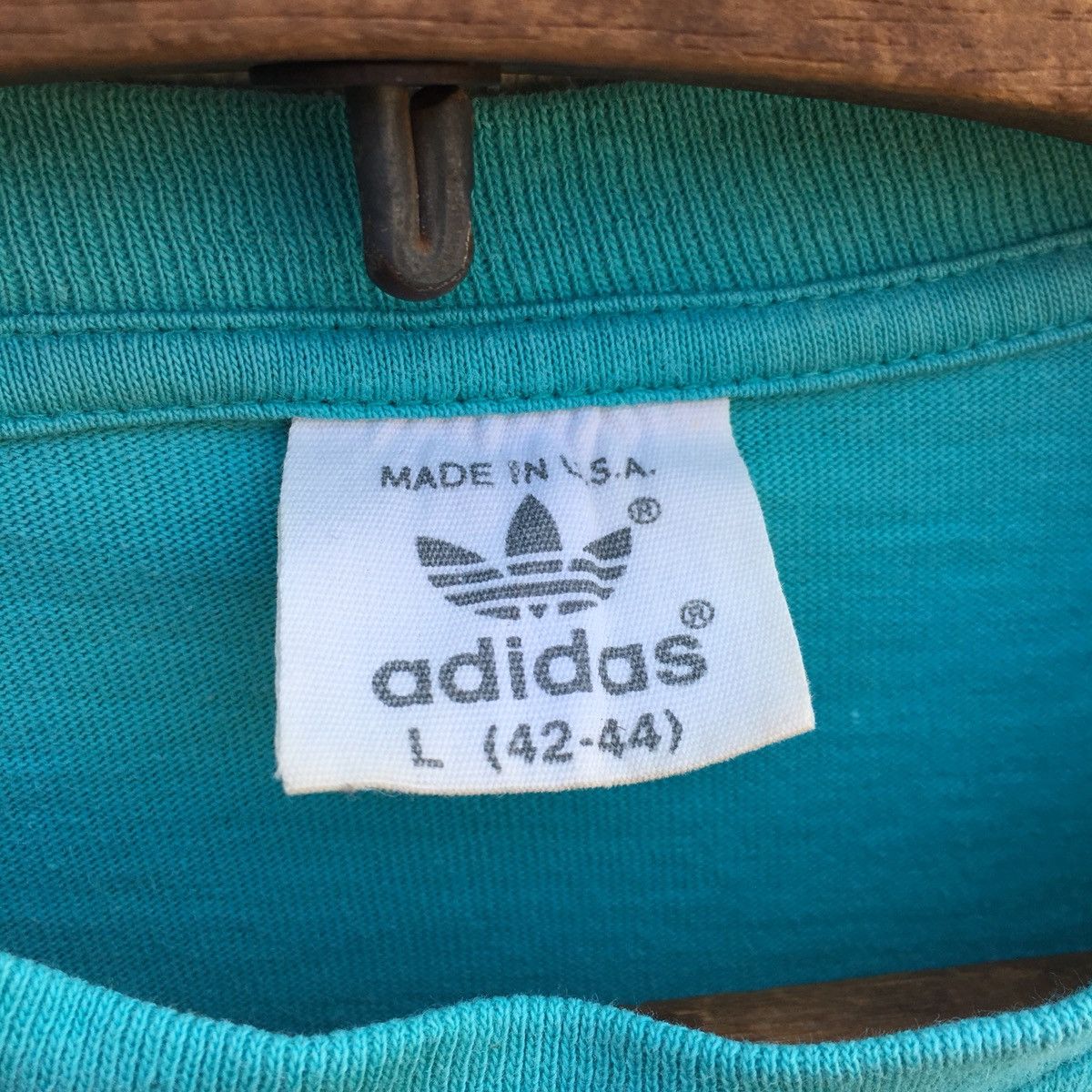 Adidas × Vintage Vintage adidas devils toenail olympic 80s tees Size US L / EU 52-54 / 3 - 8 Thumbnail
