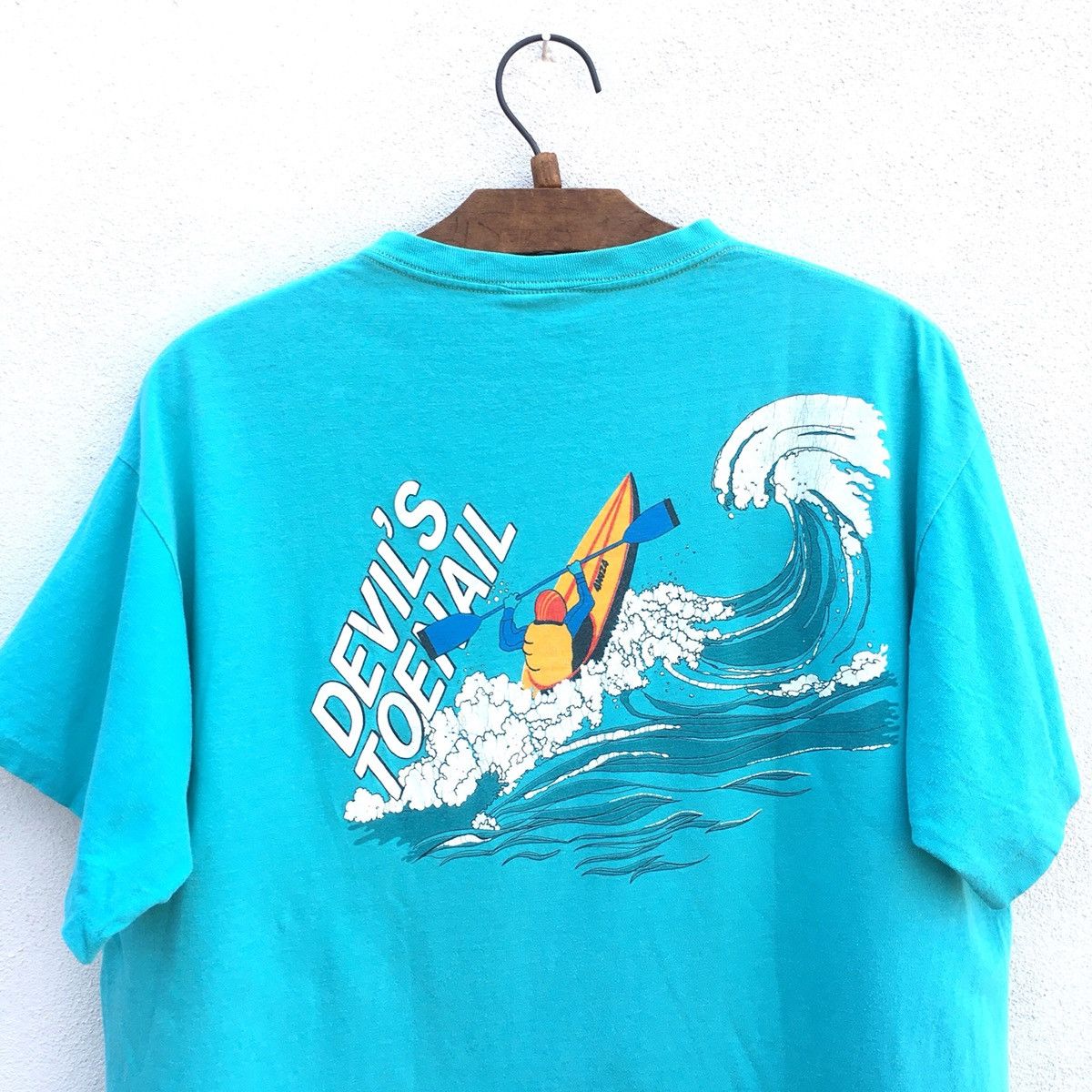 Adidas × Vintage Vintage adidas devils toenail olympic 80s tees Size US L / EU 52-54 / 3 - 4 Thumbnail