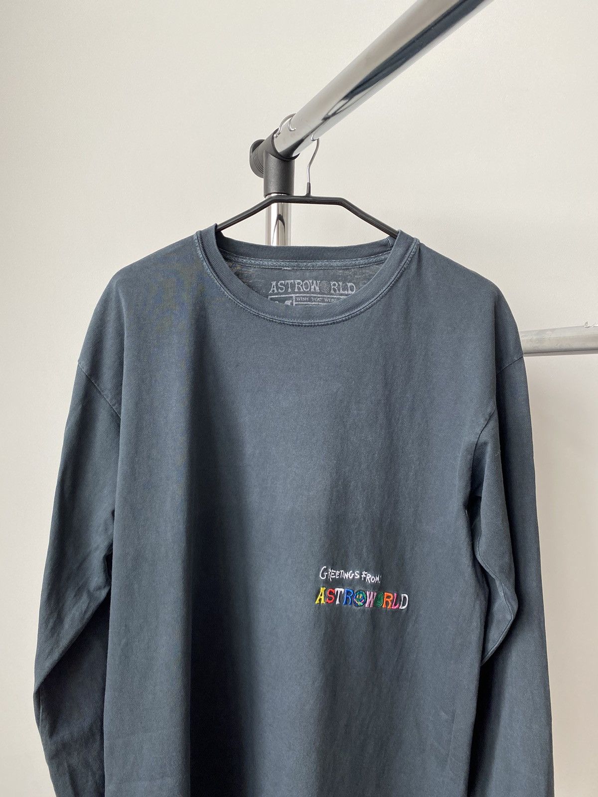 Travis Scott Travis Scott Astroworld Wish You Were Here Faded Merch Tee Size US M / EU 48-50 / 2 - 2 Thumbnail