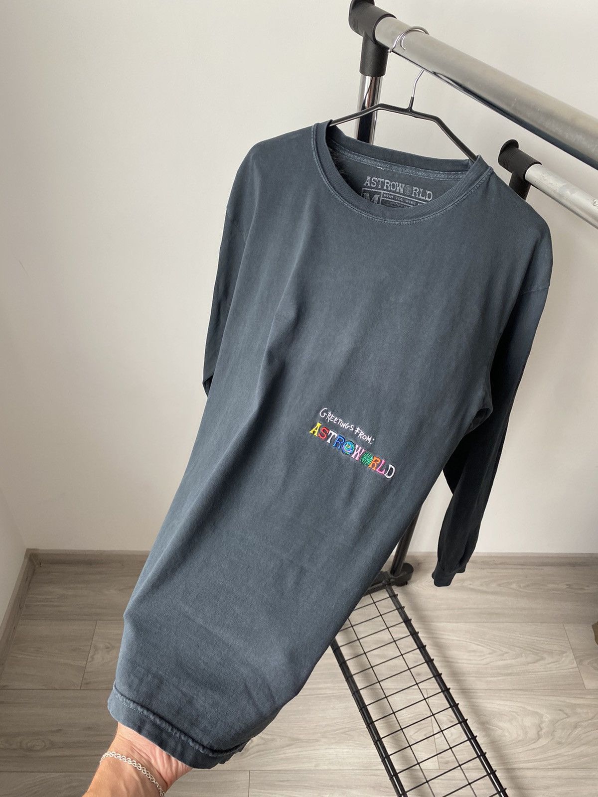 Travis Scott Travis Scott Astroworld Wish You Were Here Faded Merch Tee Size US M / EU 48-50 / 2 - 6 Thumbnail