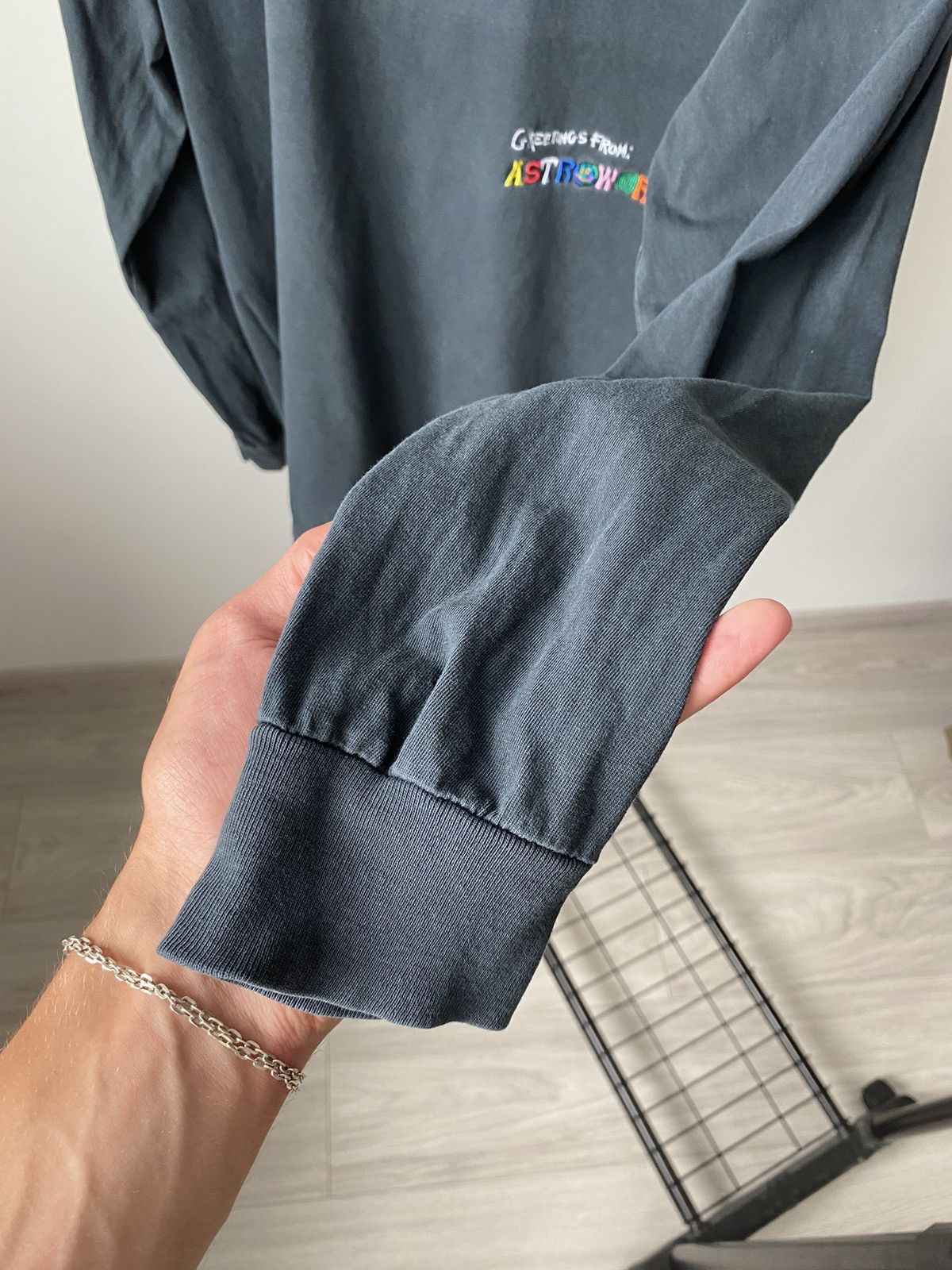 Travis Scott Travis Scott Astroworld Wish You Were Here Faded Merch Tee Size US M / EU 48-50 / 2 - 8 Thumbnail