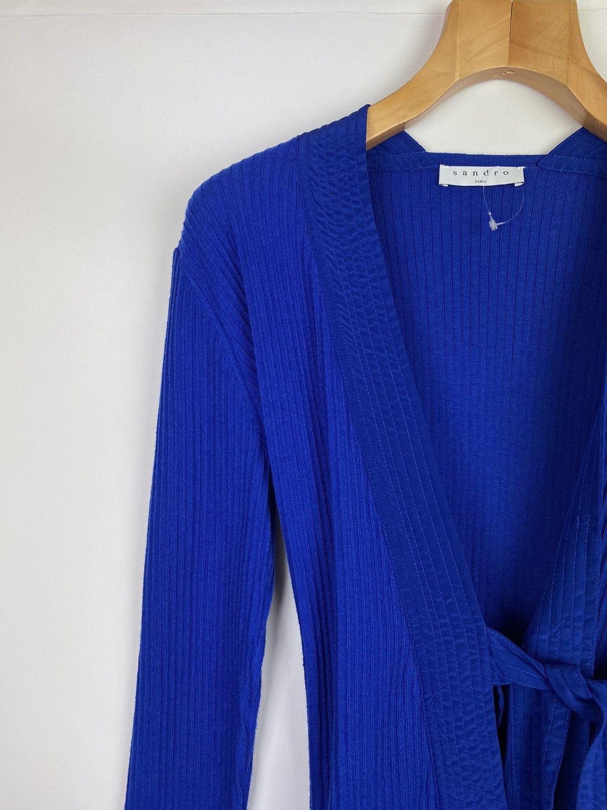 Sandro BNWT Sandro Paris ladies Kimono wrap Cardigan sweater G1762E Size S / US 4 / IT 40 - 5 Thumbnail