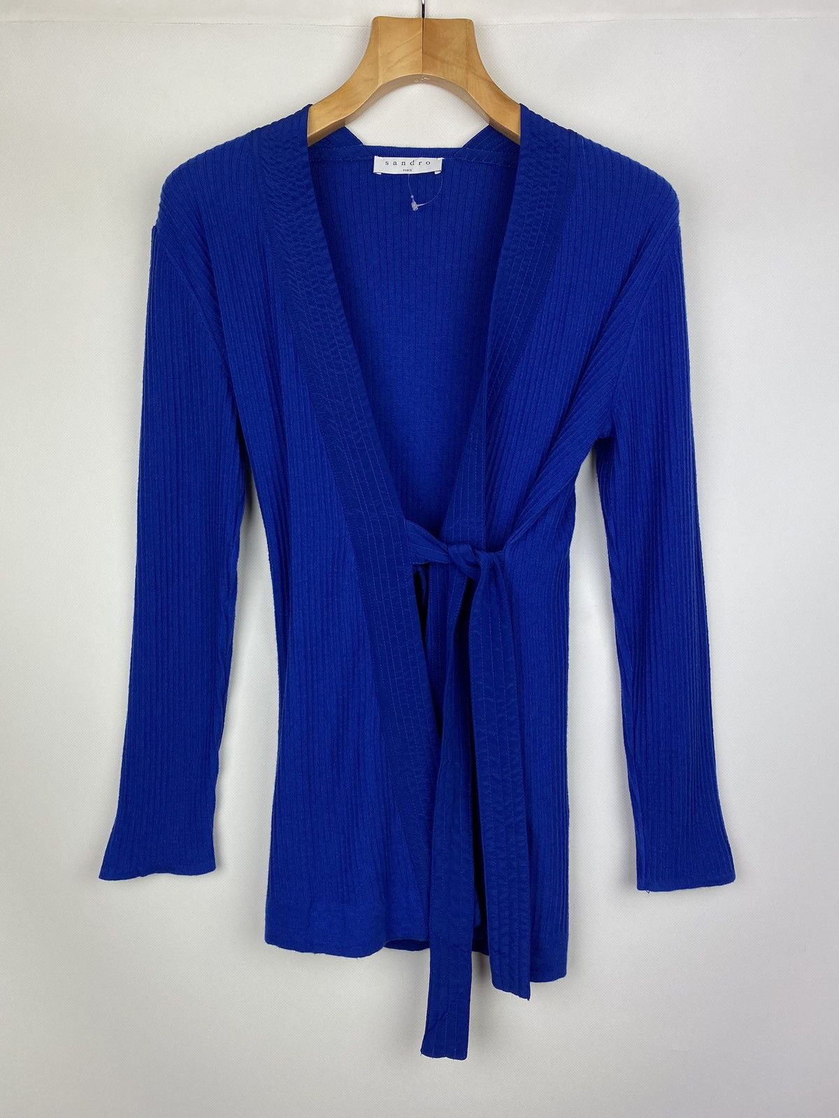 Sandro BNWT Sandro Paris ladies Kimono wrap Cardigan sweater G1762E Size S / US 4 / IT 40 - 2 Thumbnail