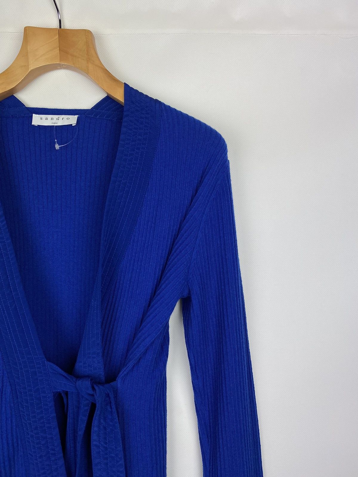 Sandro BNWT Sandro Paris ladies Kimono wrap Cardigan sweater G1762E Size S / US 4 / IT 40 - 6 Thumbnail