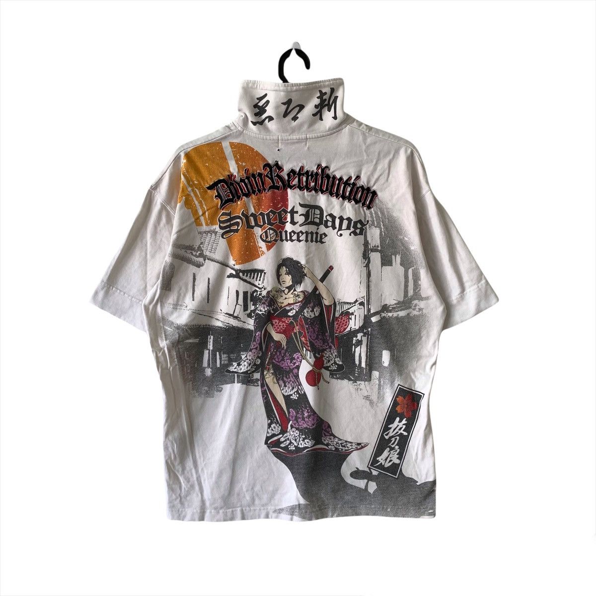 Japanese Brand Divine Retribution Samurai Sukajan Style Polo Shirt Size US XL / EU 56 / 4 - 1 Thumbnail