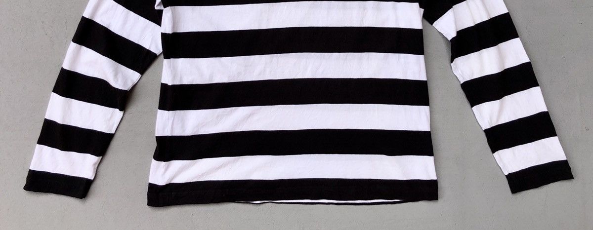 Japanese Brand GU Prisoners Stripes Kurt Cobain Style Long Sleeve Tshirt Size US XL / EU 56 / 4 - 6 Thumbnail