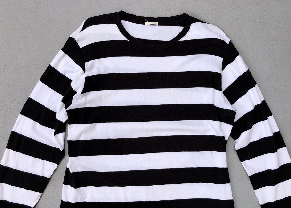 Japanese Brand GU Prisoners Stripes Kurt Cobain Style Long Sleeve Tshirt Size US XL / EU 56 / 4 - 2 Thumbnail