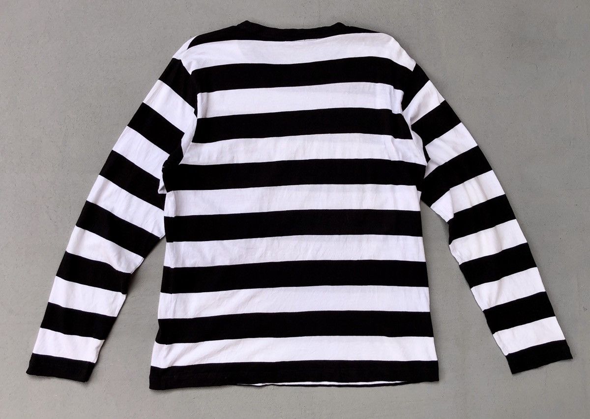Japanese Brand GU Prisoners Stripes Kurt Cobain Style Long Sleeve Tshirt Size US XL / EU 56 / 4 - 4 Thumbnail