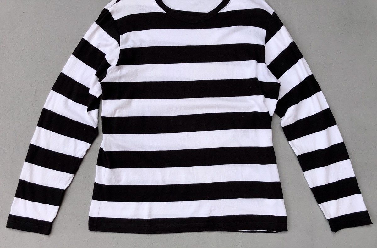 Japanese Brand GU Prisoners Stripes Kurt Cobain Style Long Sleeve Tshirt Size US XL / EU 56 / 4 - 3 Thumbnail