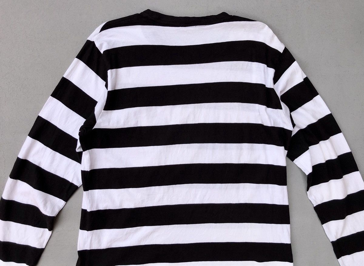 Japanese Brand GU Prisoners Stripes Kurt Cobain Style Long Sleeve Tshirt Size US XL / EU 56 / 4 - 5 Thumbnail