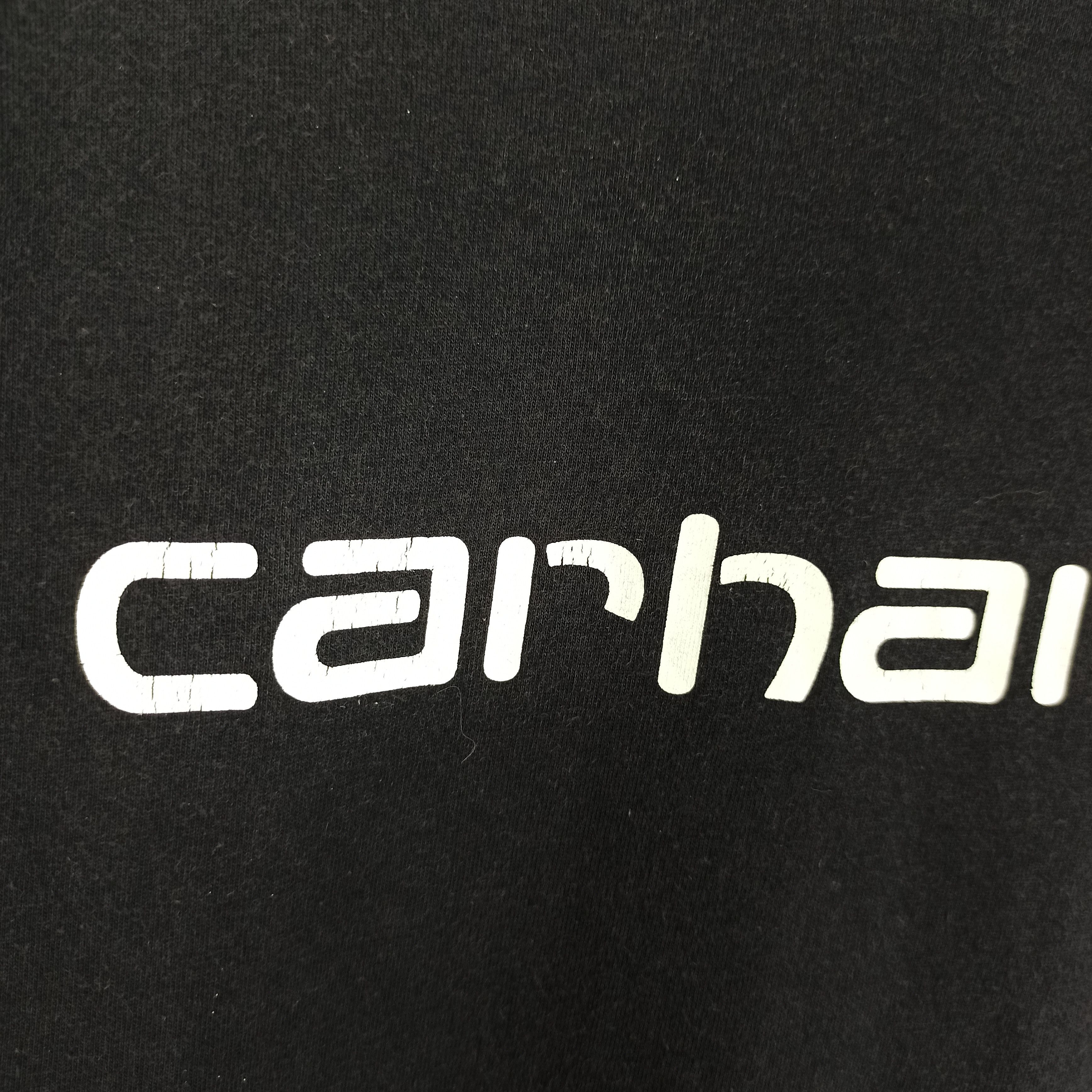 Rare Carhartt Big Logo Long Sleece Tshirt