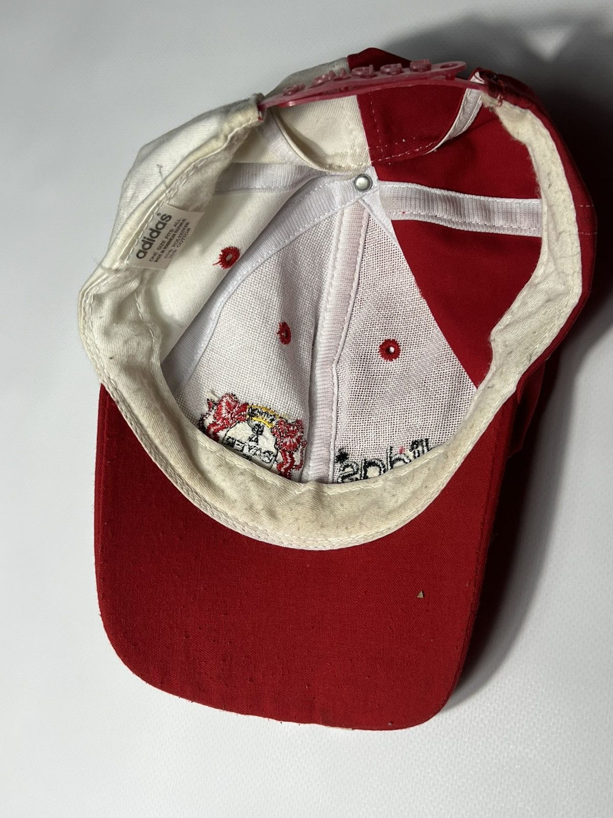 Adidas × Vintage VINTAGE🤑 Adidas Bayer caps Size ONE SIZE - 4 Thumbnail
