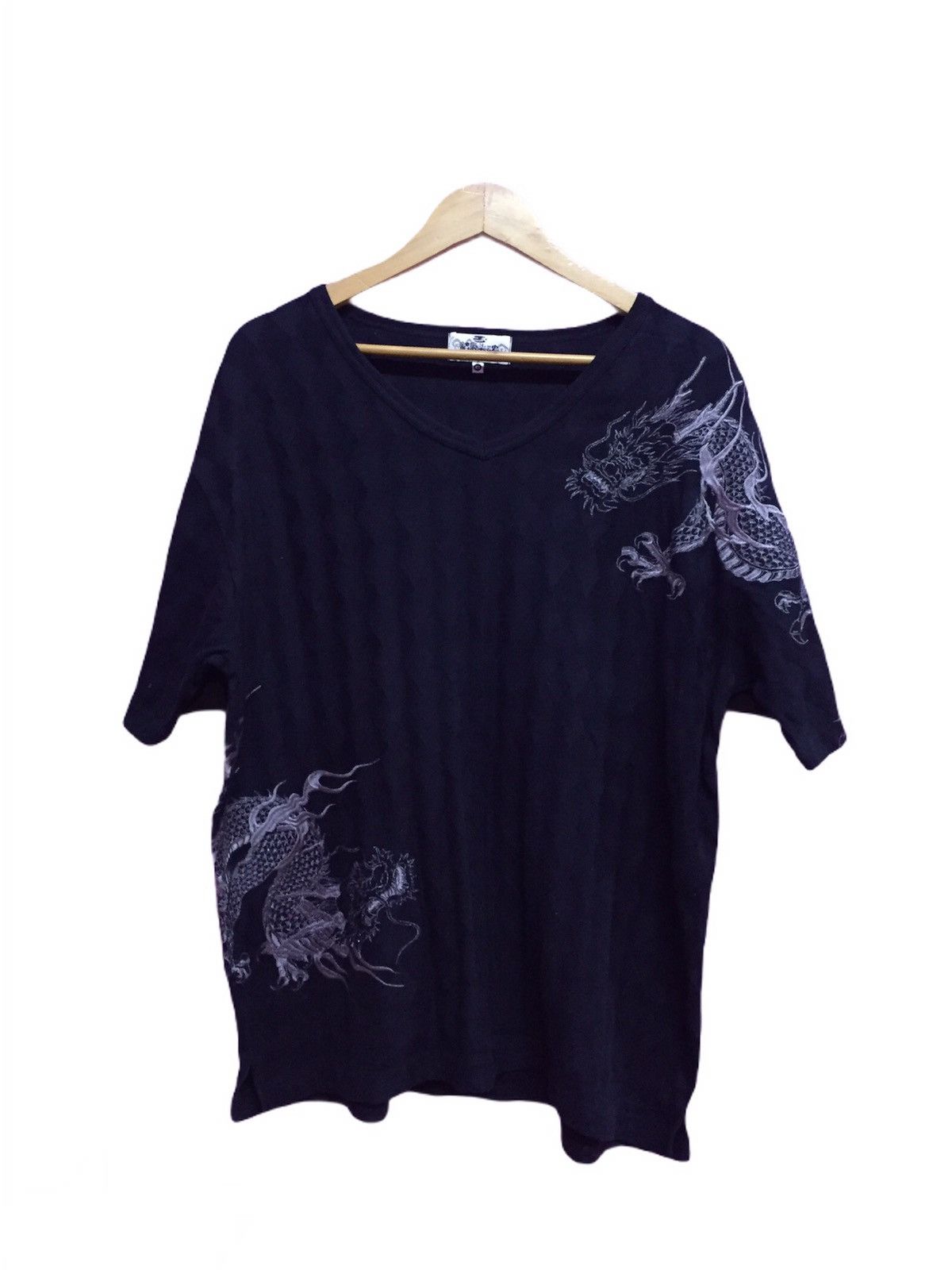 Japanese Brand Karakuri Tamashii Dragon Sukajan T-Shirts Size XL Size US L / EU 52-54 / 3 - 1 Thumbnail
