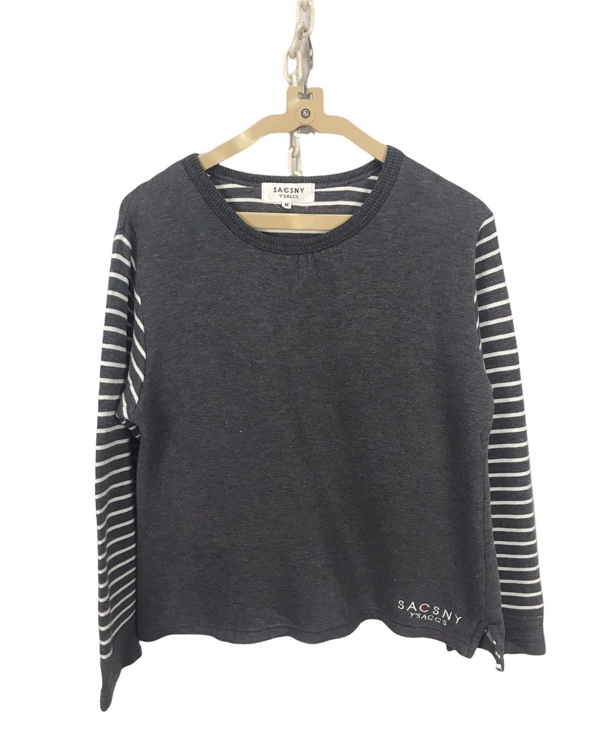 Japanese Brand × Yohji Yamamoto Sacsny y’saccs croptop sweatshirt Size US M / EU 48-50 / 2 - 1 Thumbnail