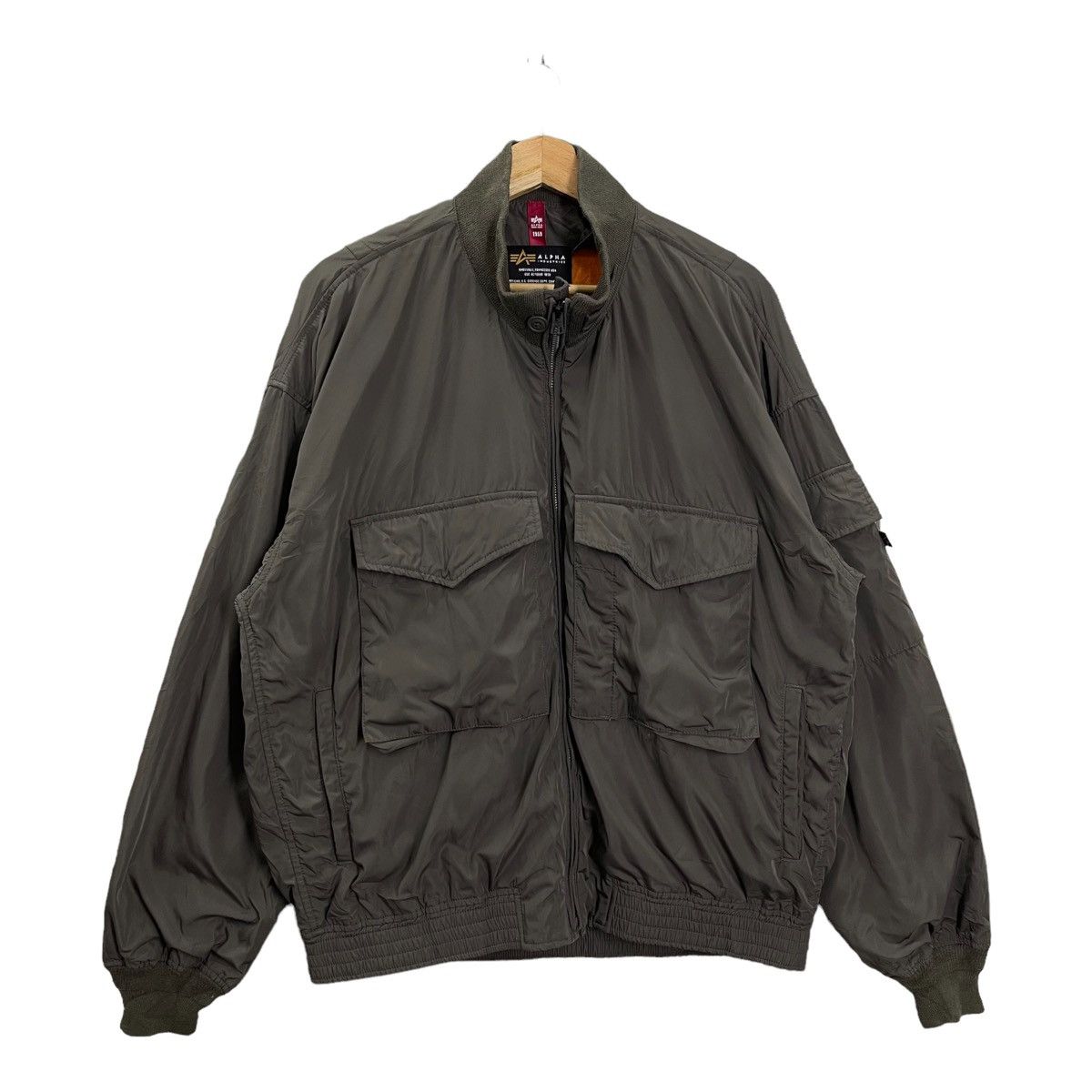 Alpha Industries × Vintage Vintage Alpha Industries Flight Jacket Size L Size US L / EU 52-54 / 3 - 1 Thumbnail