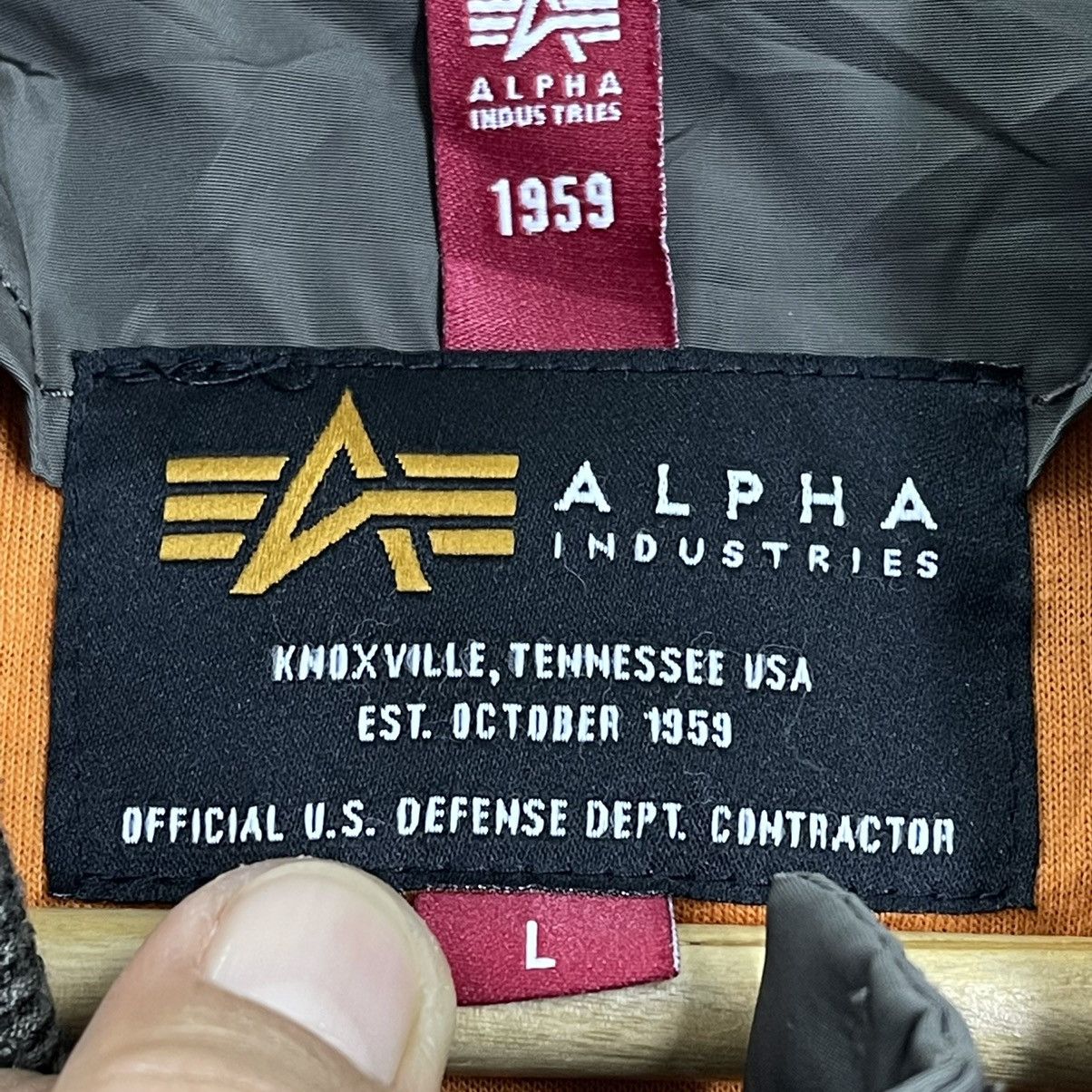 Alpha Industries × Vintage Vintage Alpha Industries Flight Jacket Size L Size US L / EU 52-54 / 3 - 8 Thumbnail