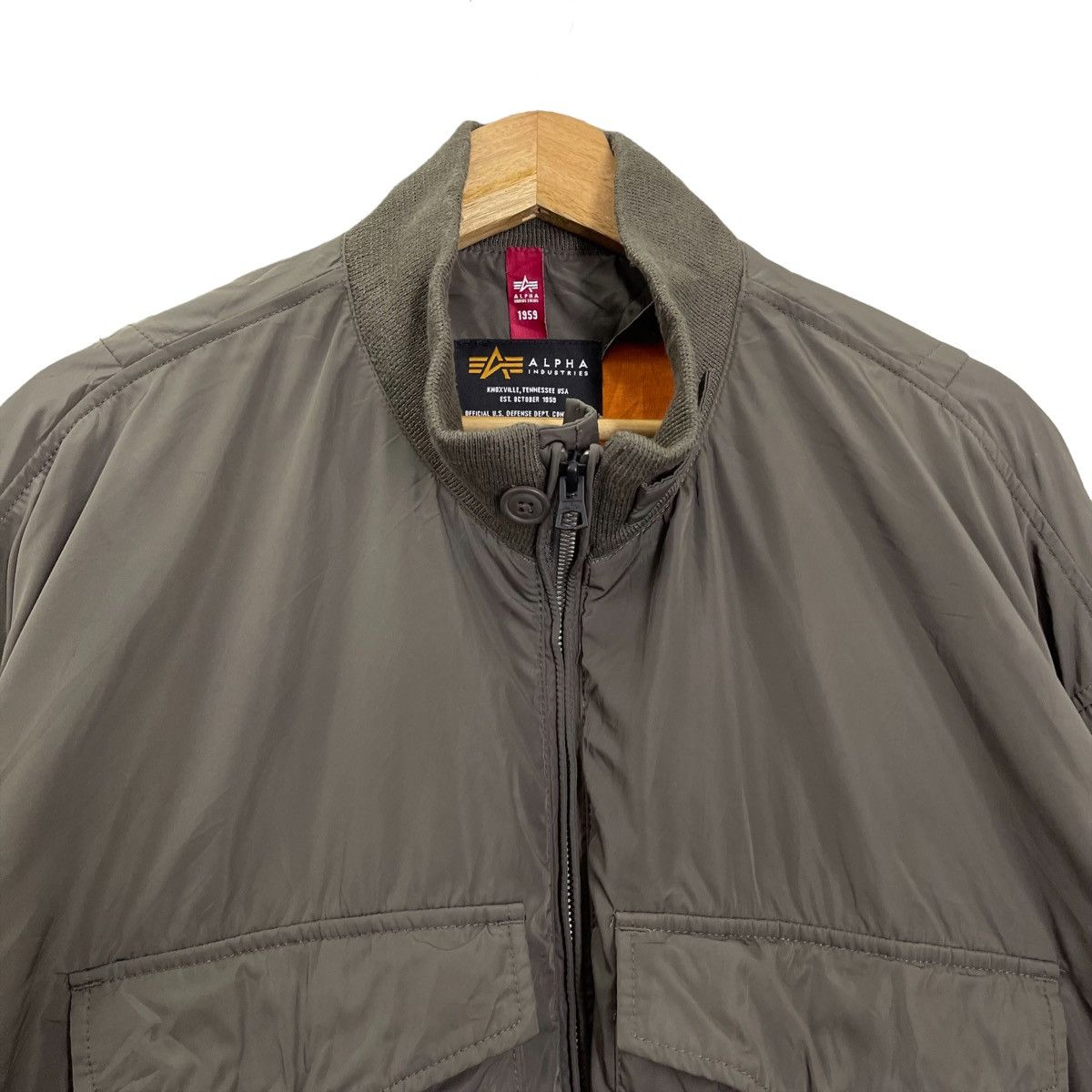 Alpha Industries × Vintage Vintage Alpha Industries Flight Jacket Size L Size US L / EU 52-54 / 3 - 4 Thumbnail