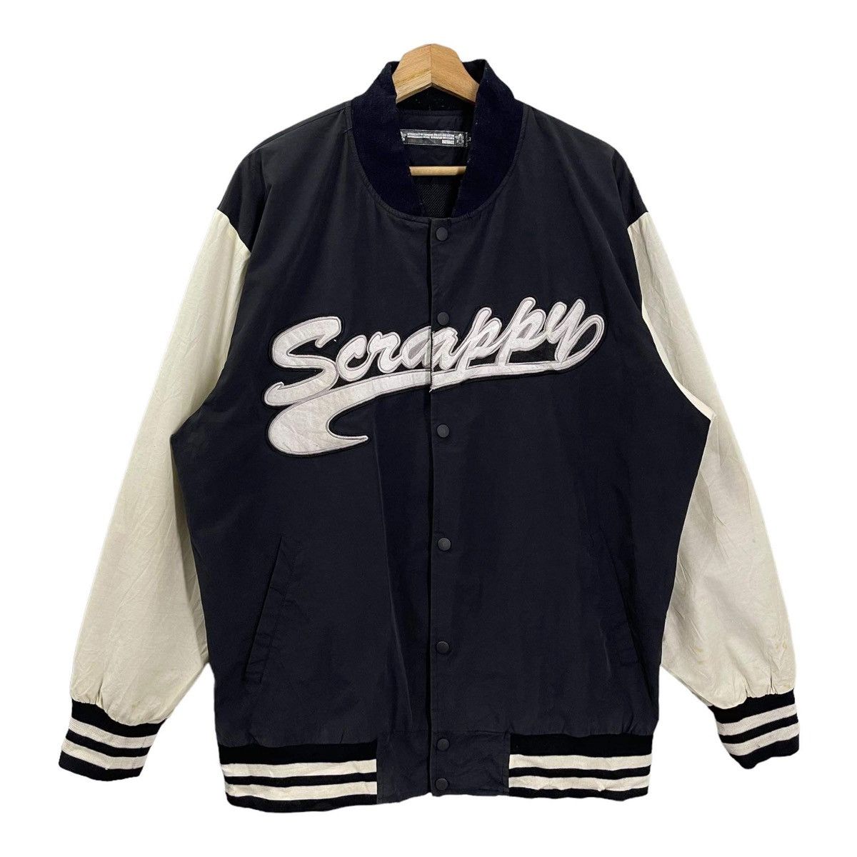 Japanese Brand RIOT💥 Ratrace Varsity Jacket Size L Size US L / EU 52-54 / 3 - 1 Thumbnail