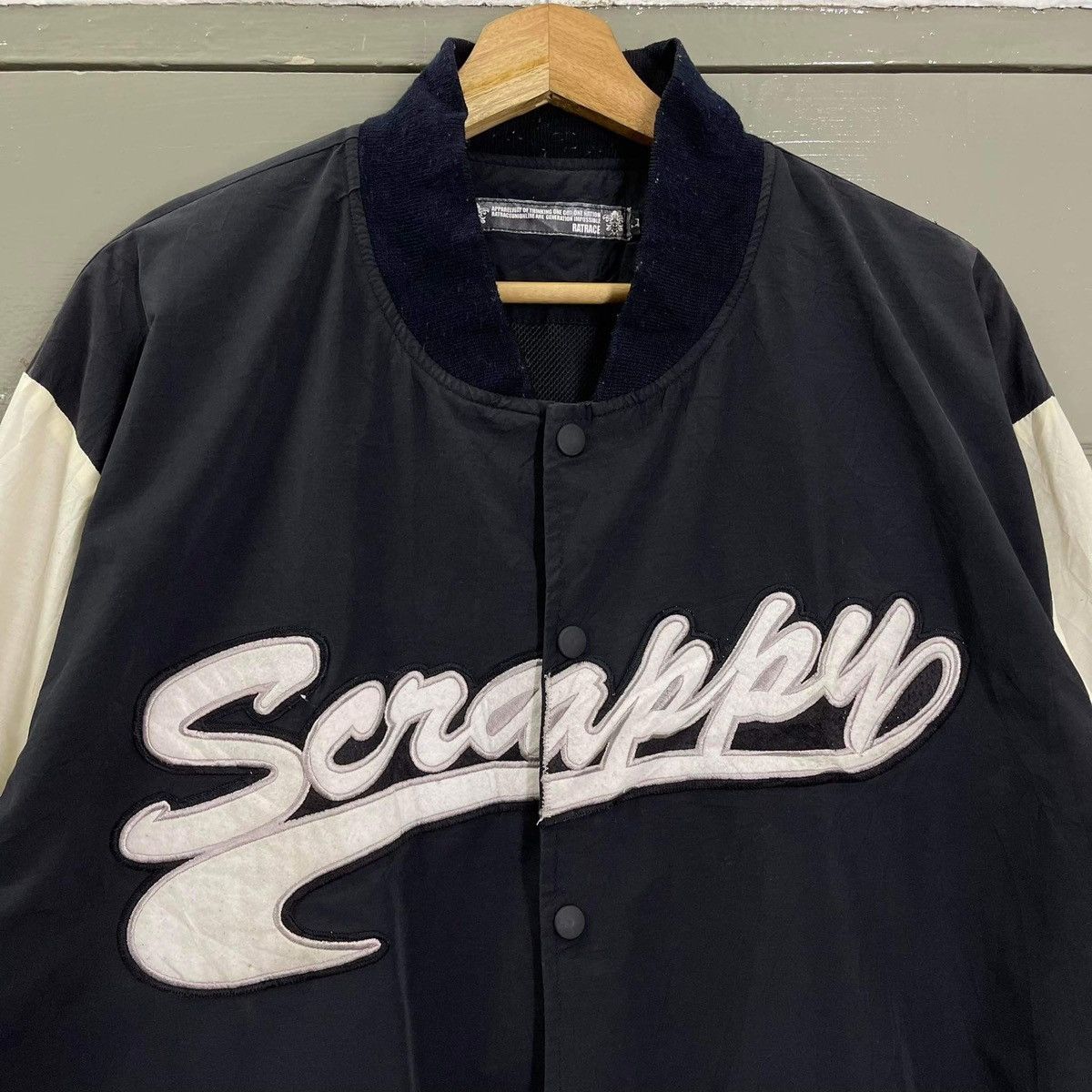 Japanese Brand RIOT💥 Ratrace Varsity Jacket Size L Size US L / EU 52-54 / 3 - 5 Thumbnail