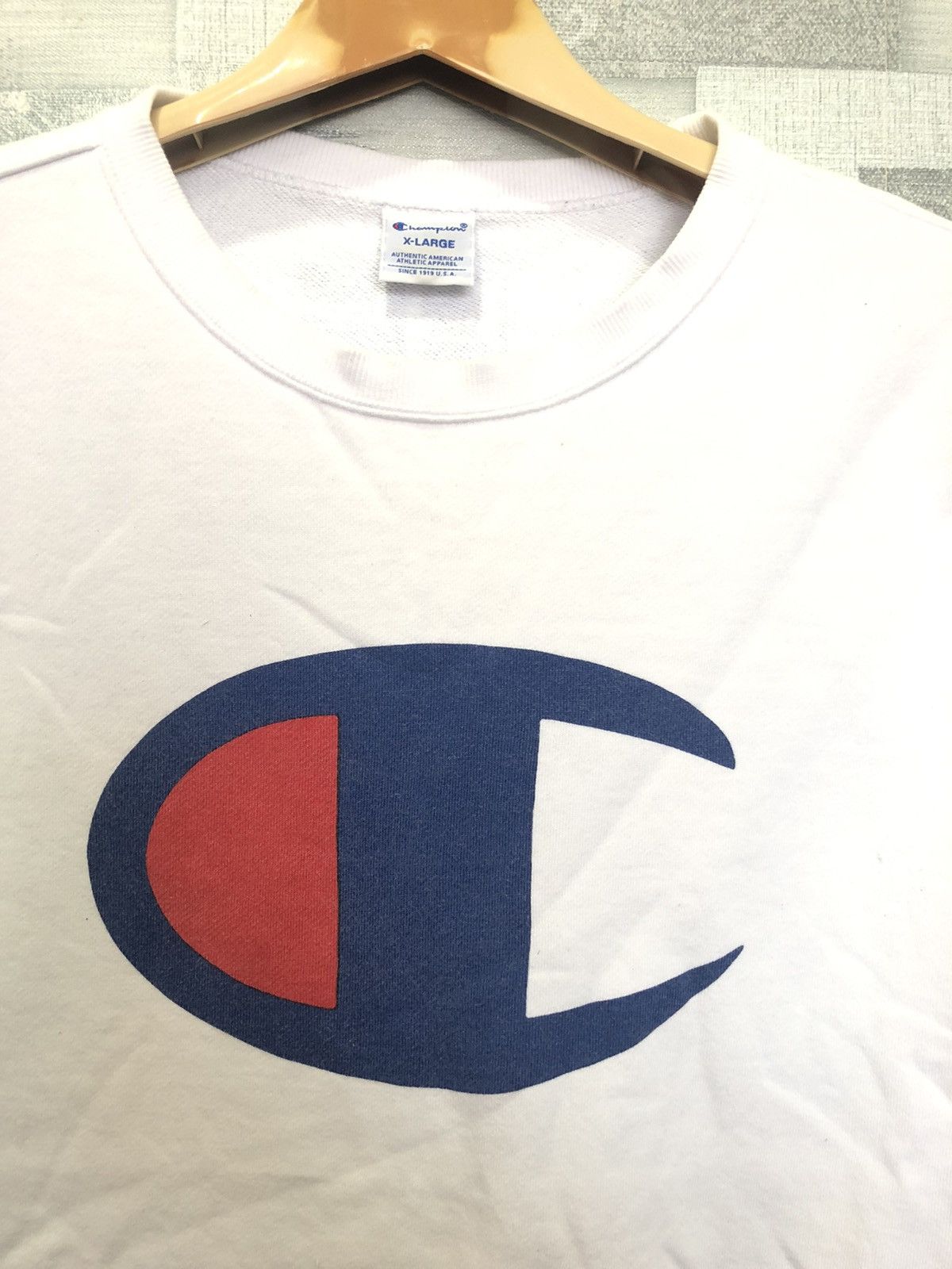 Champion CHAMPION big Logo sweater Size US XL / EU 56 / 4 - 3 Thumbnail