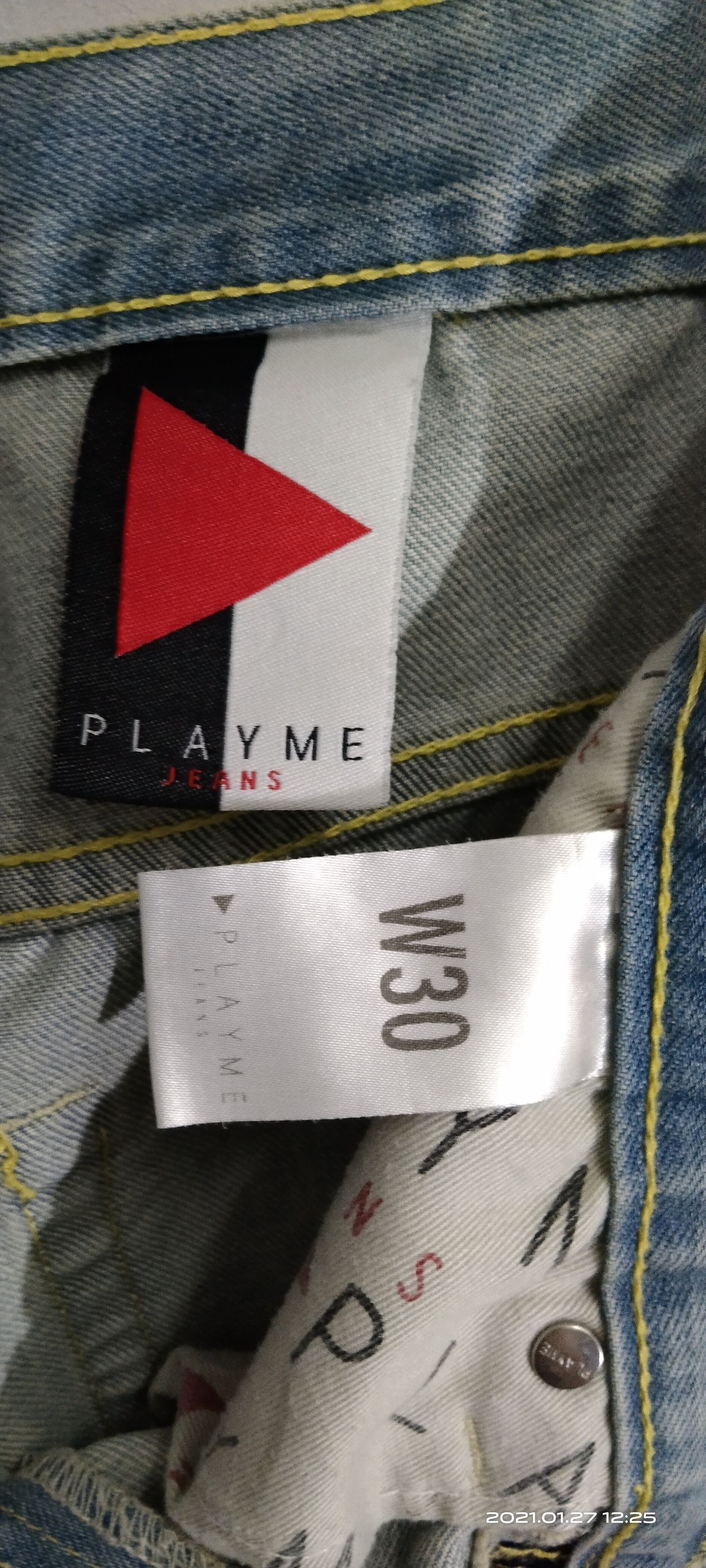 Seditionaries DISTRESSED RIPED PLAYME JEANS INSPIRED FOG Size US 30 / EU 46 - 11 Thumbnail
