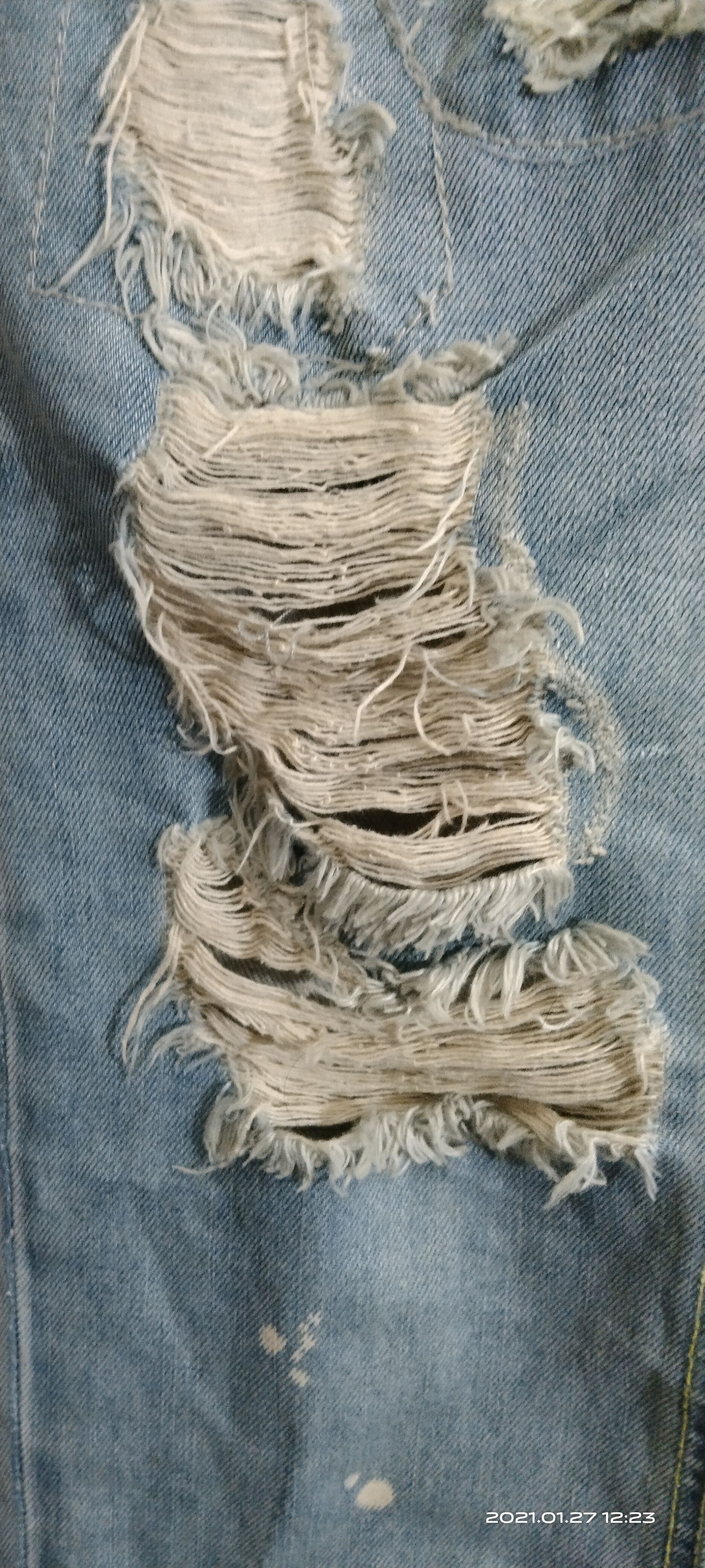 Seditionaries DISTRESSED RIPED PLAYME JEANS INSPIRED FOG Size US 30 / EU 46 - 5 Thumbnail