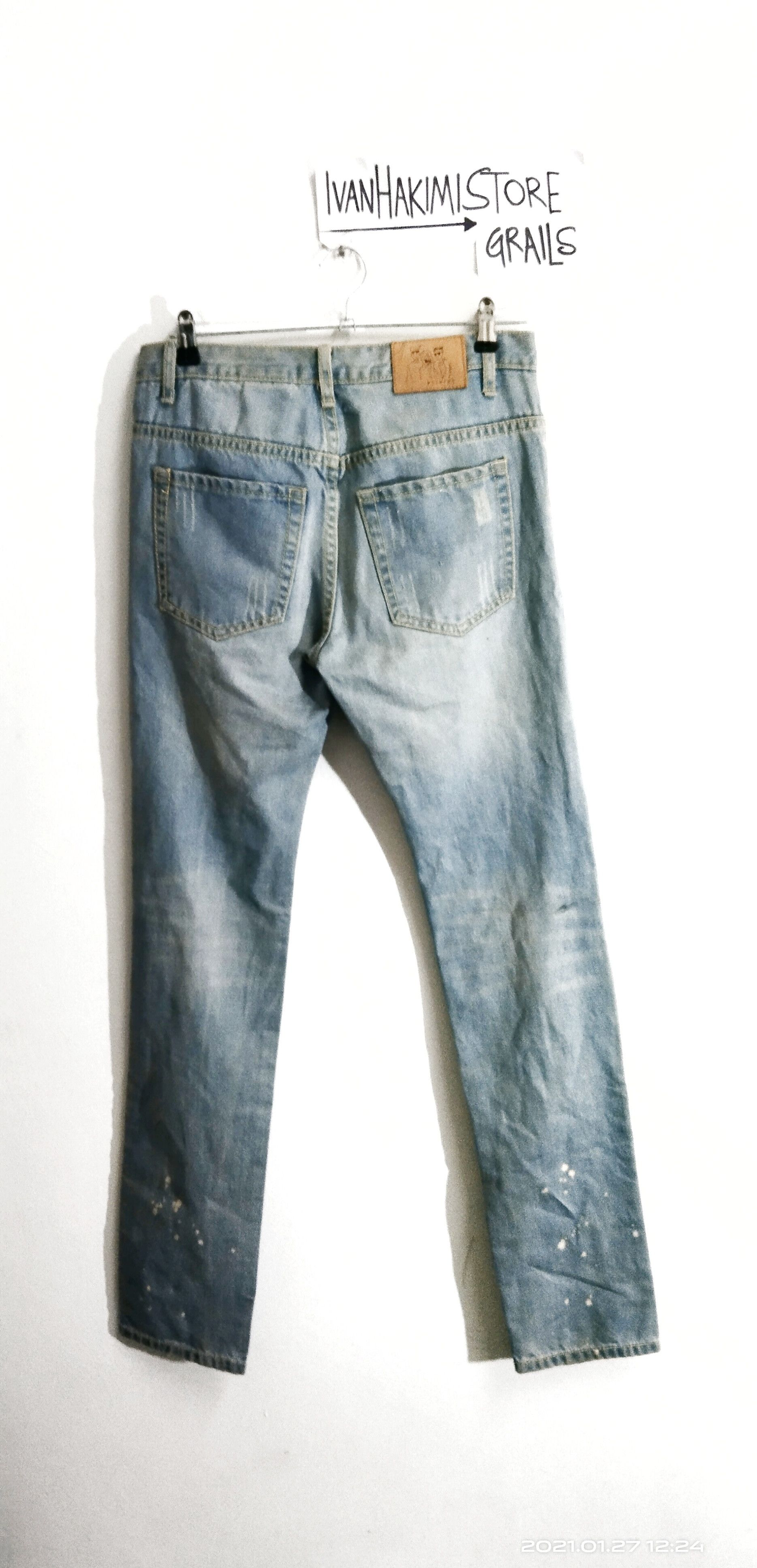 Seditionaries DISTRESSED RIPED PLAYME JEANS INSPIRED FOG Size US 30 / EU 46 - 2 Thumbnail