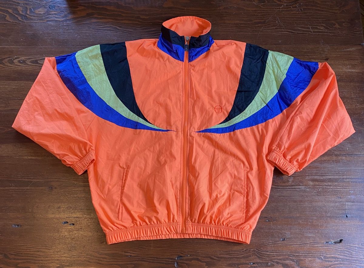 Sergio Tacchini Vintage 90’s Sergio Tacchini Windbreaker Style Track Jacket Size US S / EU 44-46 / 1 - 1 Thumbnail