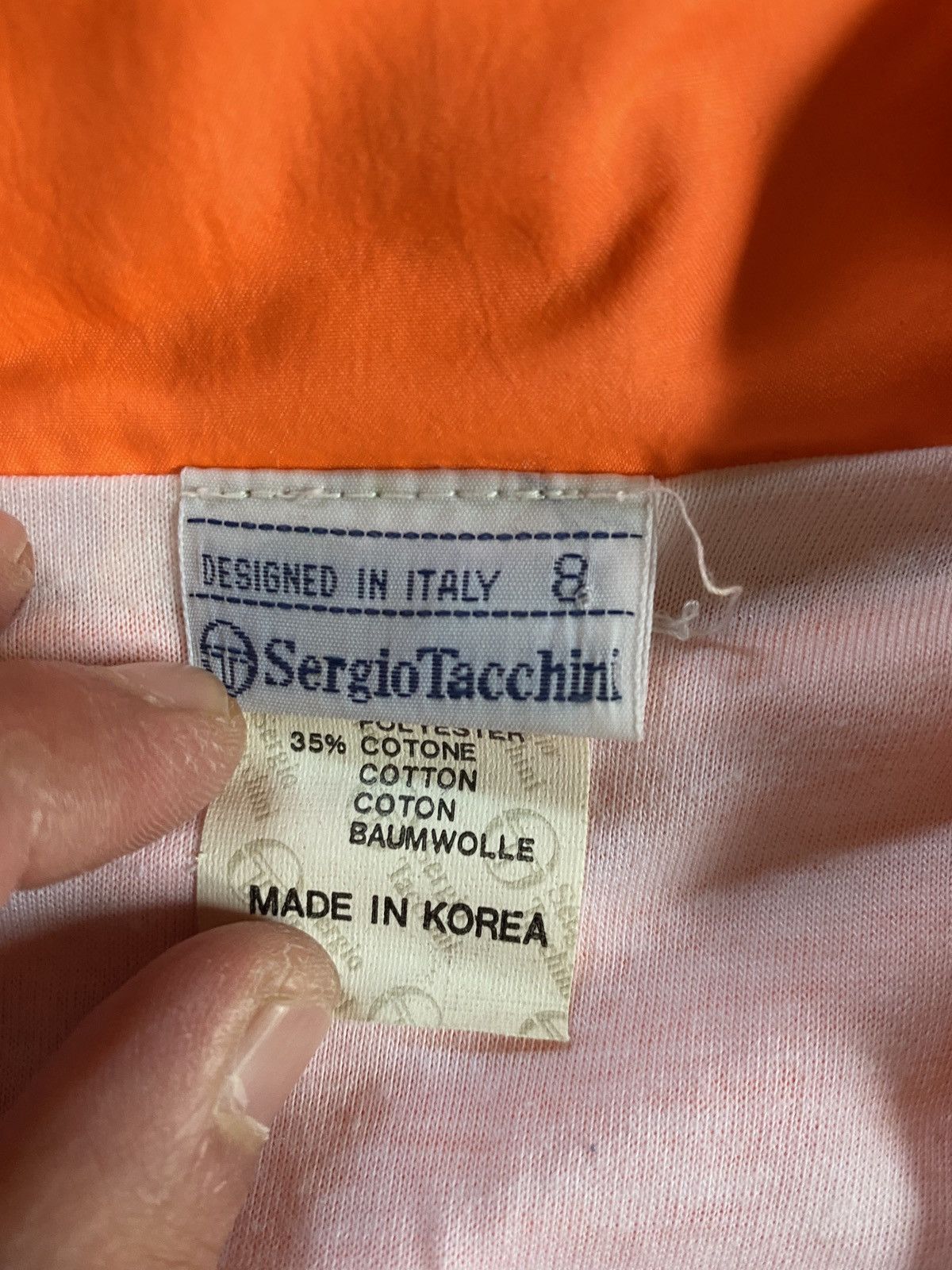 Sergio Tacchini Vintage 90’s Sergio Tacchini Windbreaker Style Track Jacket Size US S / EU 44-46 / 1 - 5 Thumbnail