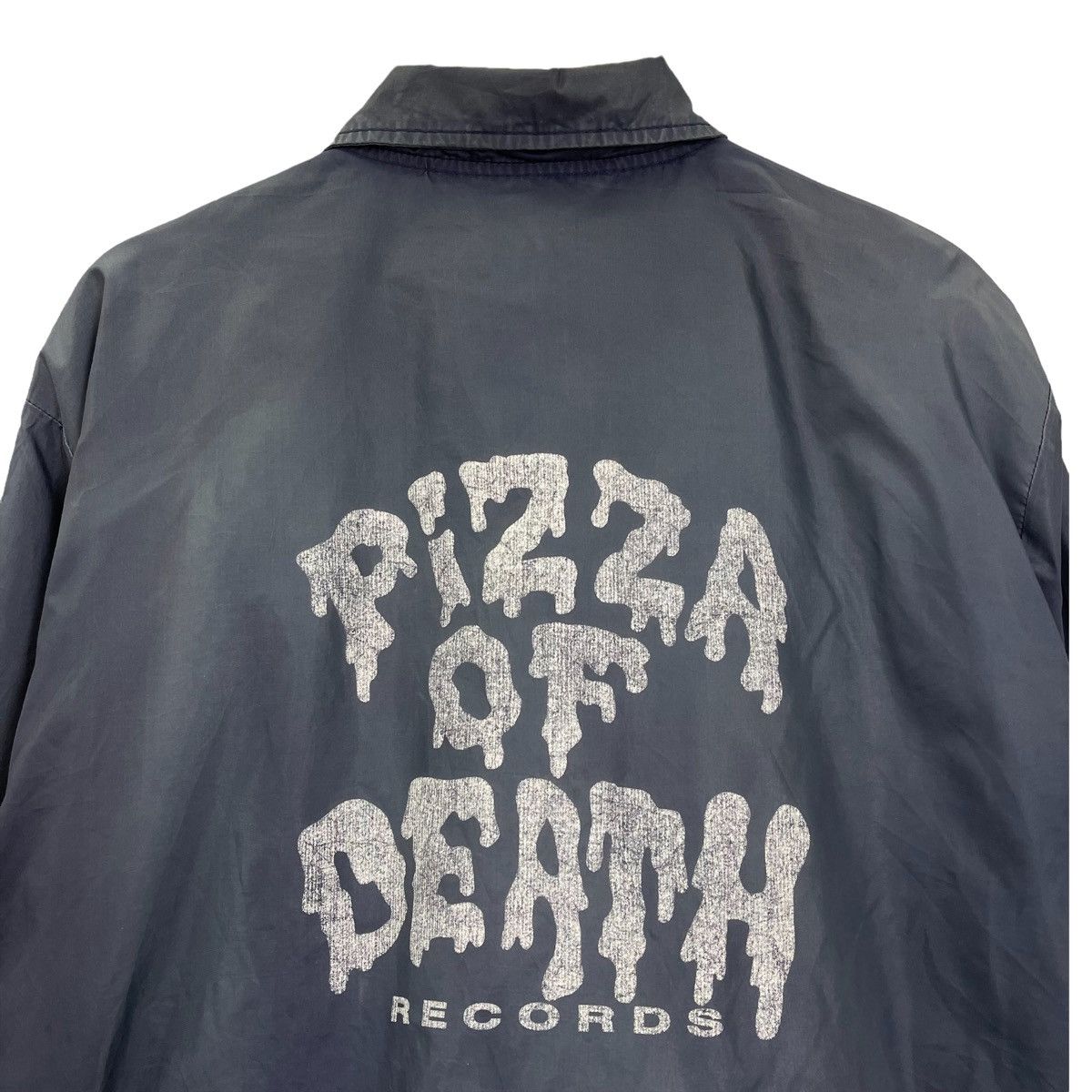 Vtg 90s Pizza Of Death Records Husking Bee Light Jacket - Outerwear