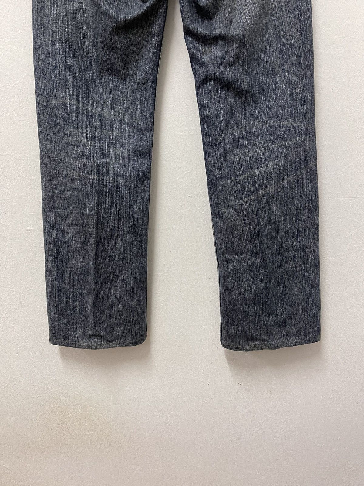 Japanese Brand × Vintage Japanese Tradisional Fish Embroidery Logo Distressed Jeans Size US 31 - 13 Thumbnail