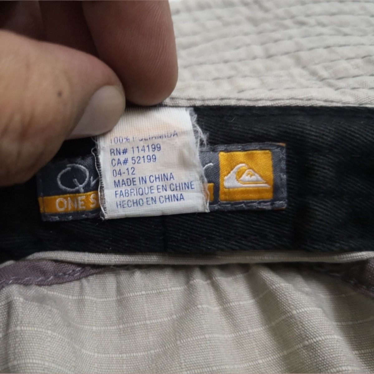 Quiksilver × Vintage VINTAGE 90s QUIKSILVER JUNGLE HAT Size ONE SIZE - 10 Thumbnail
