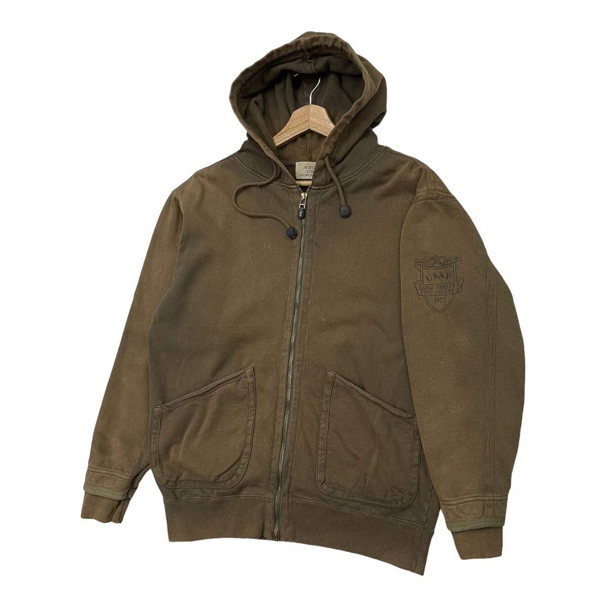 Avirex FADED💥Vintage Avirex Sun Faded Colour Zipper Hoodies Size M Size US M / EU 48-50 / 2 - 3 Thumbnail
