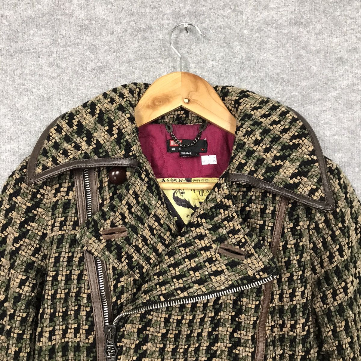 Diesel × Seditionaries DIESEL DOUBLE COLLAR WOMAN JACKET Size S / US 4 / IT 40 - 2 Thumbnail
