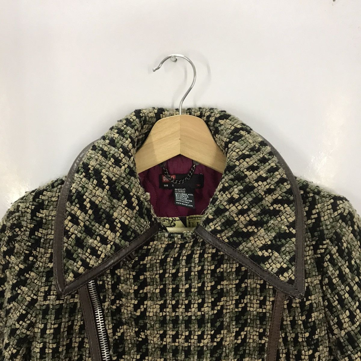 Diesel × Seditionaries DIESEL DOUBLE COLLAR WOMAN JACKET Size S / US 4 / IT 40 - 4 Thumbnail