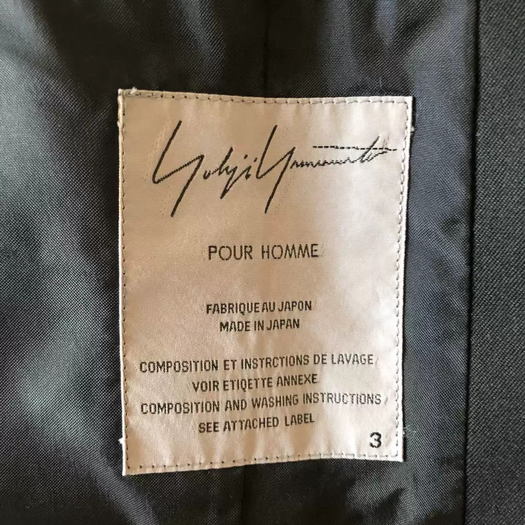Yohji Yamamoto Yohji Yamamoto Y Collar Suit Size US L / EU 52-54 / 3 - 3 Thumbnail