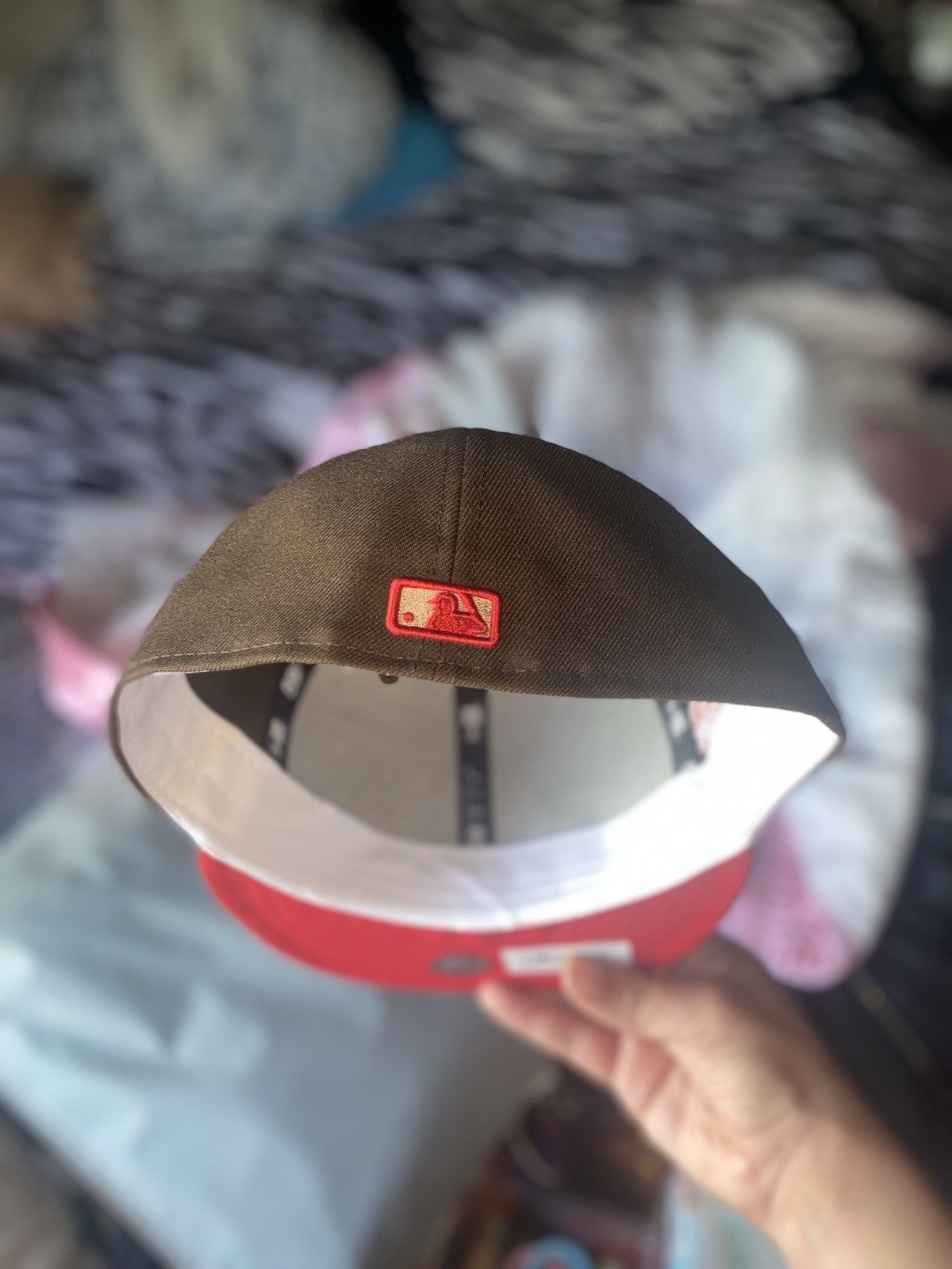 Lids × MLB × New Era Exclusive scarlet brown Colorado Rockies mountain fitted cap Size ONE SIZE - 5 Thumbnail