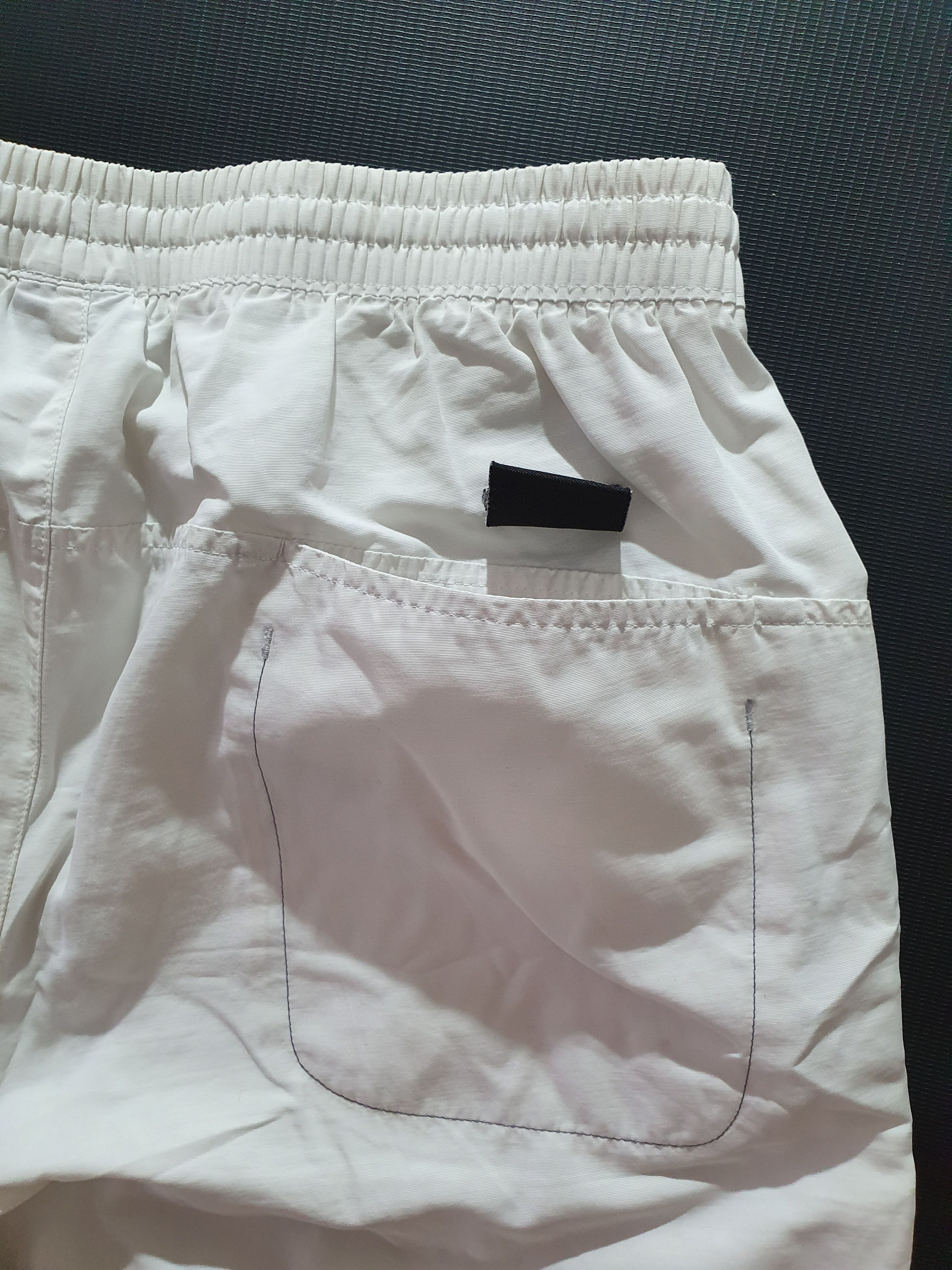 Nike × Vintage 90s Vintage Nike Nylon Sport Training Pants White Size US 32 / EU 48 - 9 Thumbnail