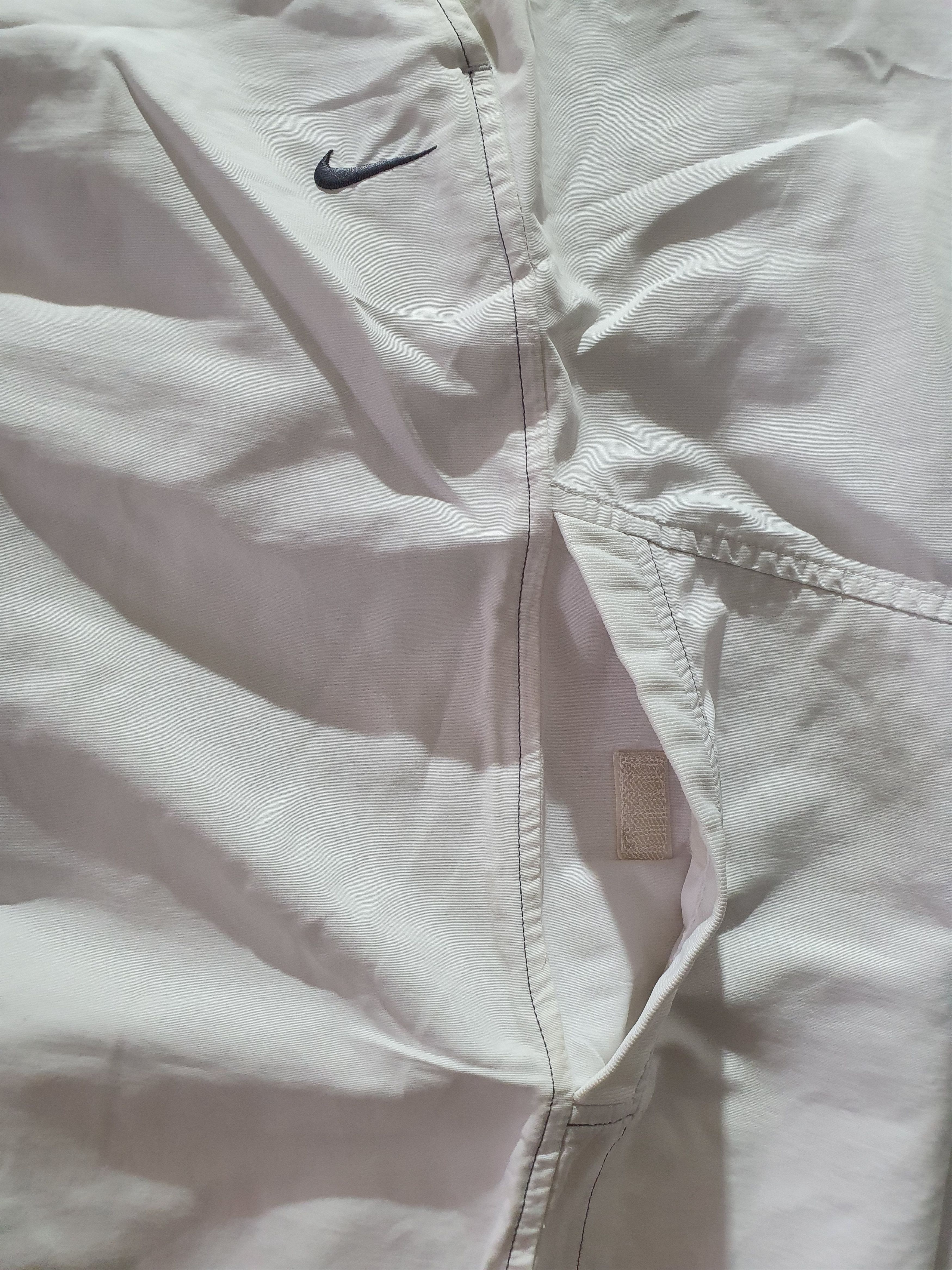 Nike × Vintage 90s Vintage Nike Nylon Sport Training Pants White Size US 32 / EU 48 - 18 Thumbnail