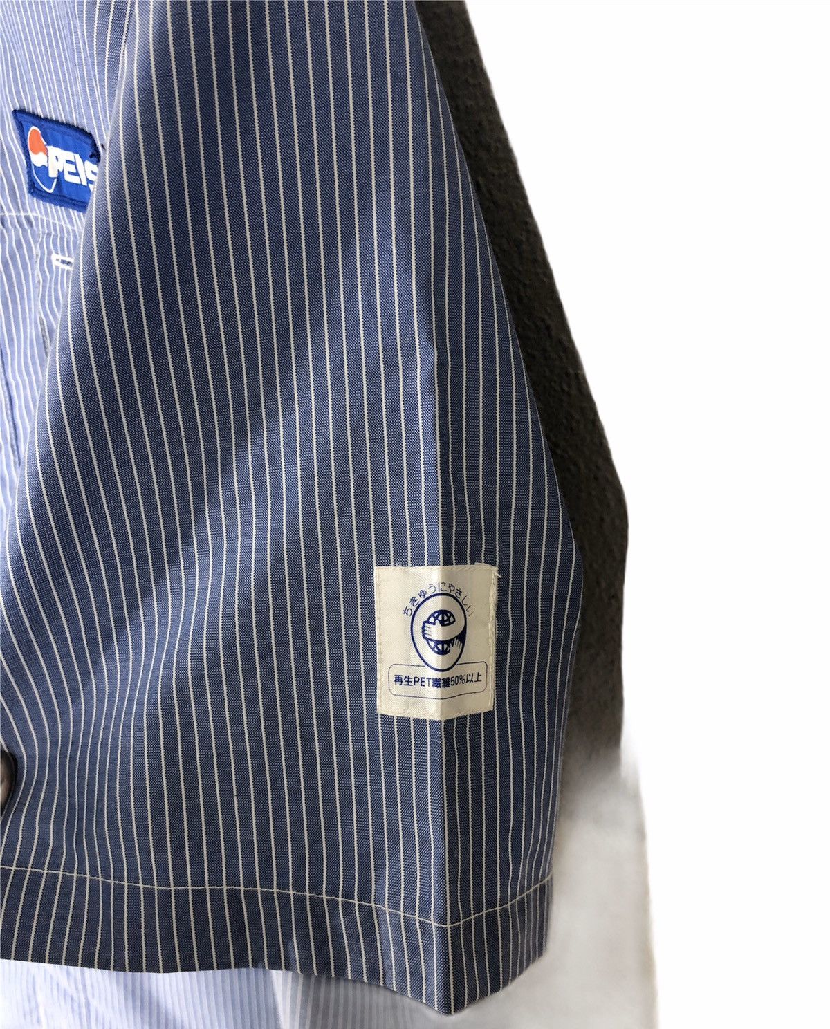 Pepsi × Vintage Vintage Pepsi Button Up Striped Shirt Size US L / EU 52-54 / 3 - 4 Thumbnail