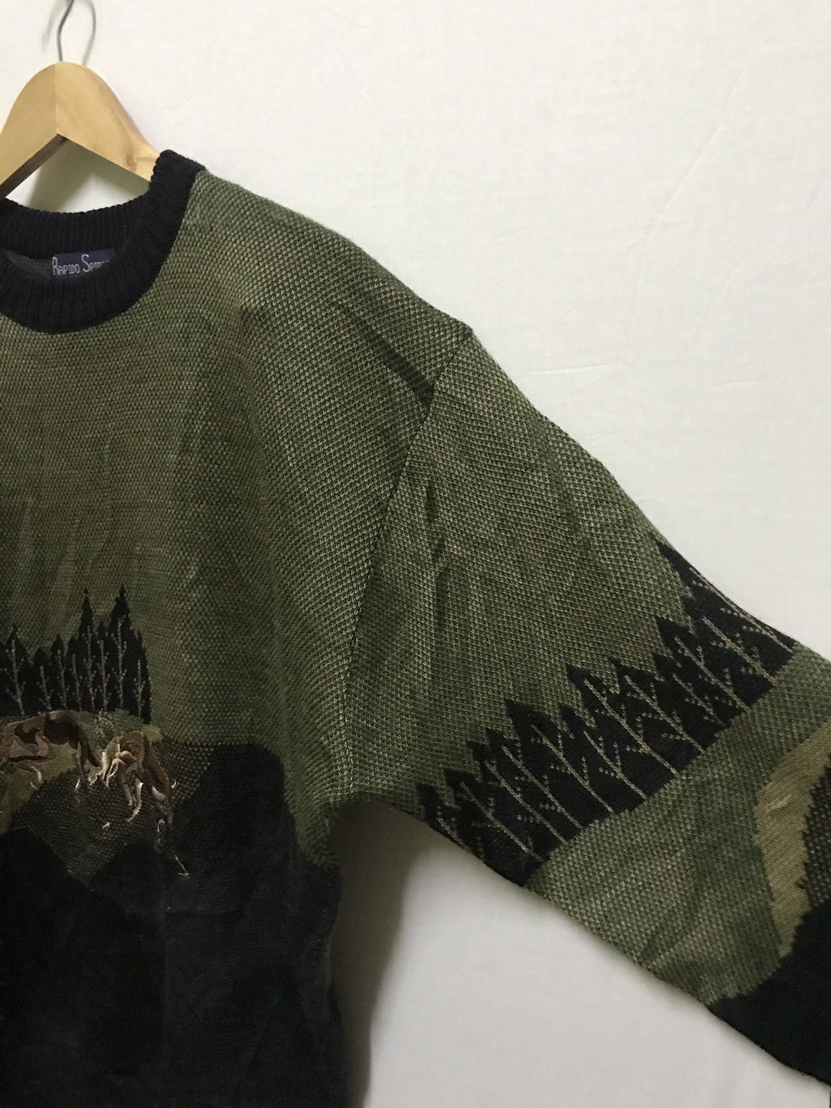 Designer Vintage Knitwear Animal Graphic Full Print Size US L / EU 52-54 / 3 - 6 Thumbnail