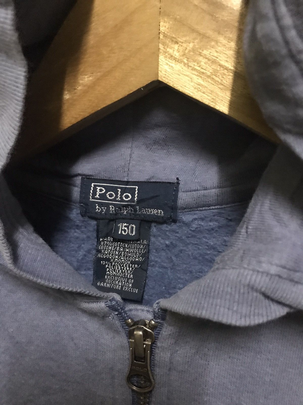 Polo Ralph Lauren POLO RALPH LAUREN Kids Hoodie Sweater Pony Blue Sweatshirt Size US S / EU 44-46 / 1 - 4 Thumbnail